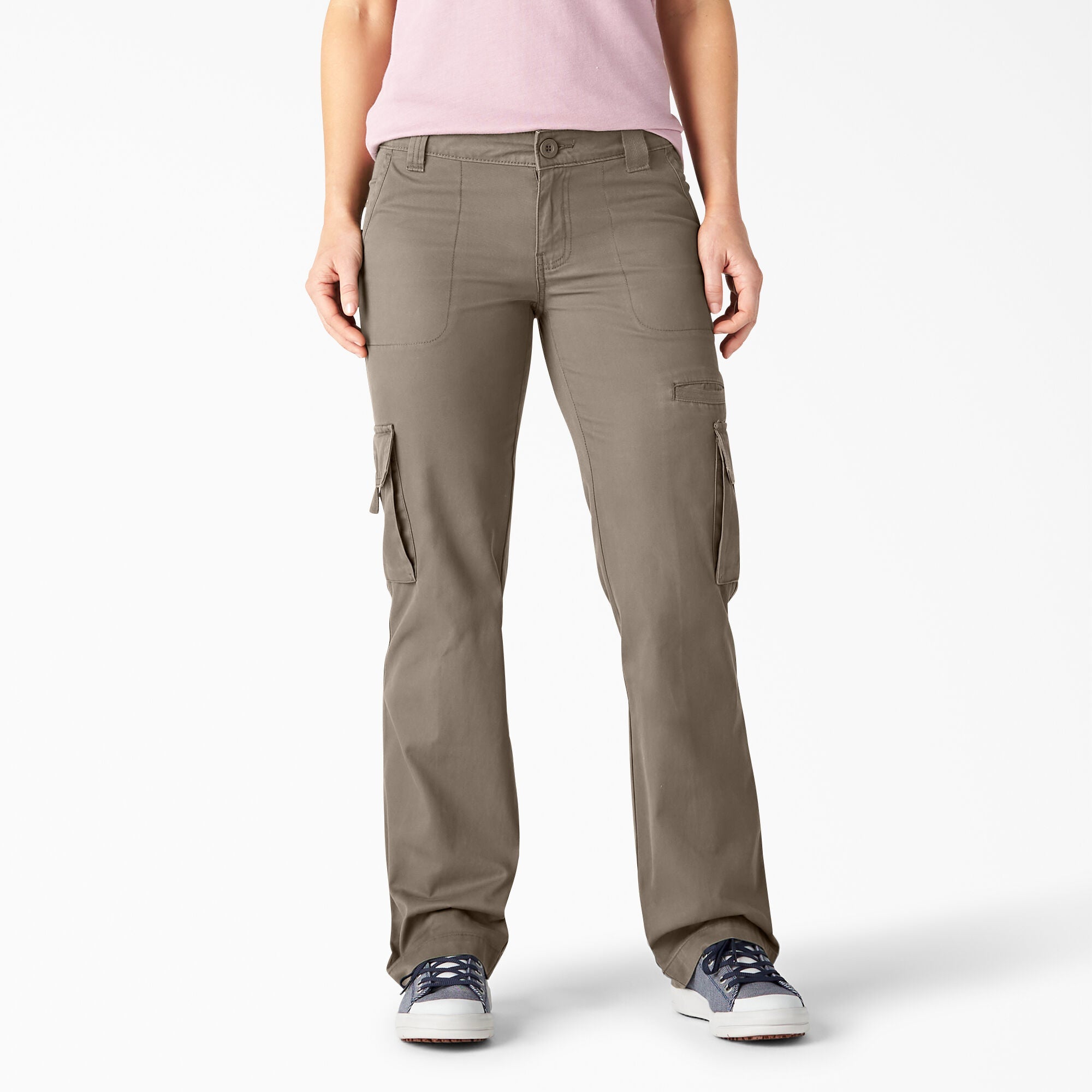 Dickies Women's Relaxed Fit Straight Leg Cargo Pants