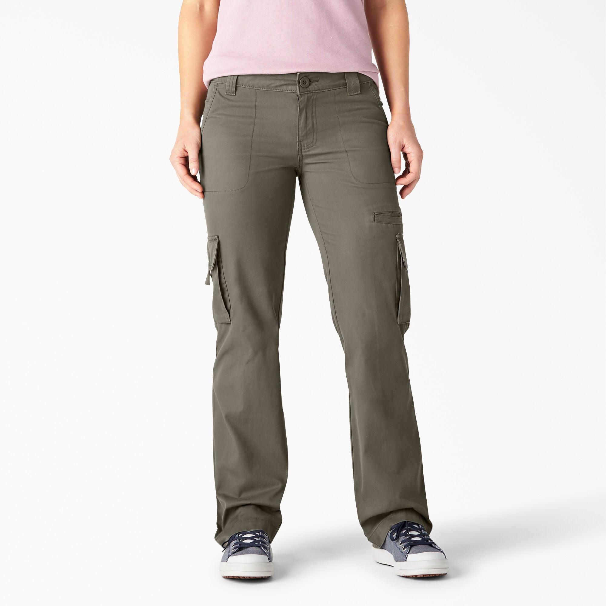 Dickies Women's Relaxed Fit Straight Leg Cargo Pants