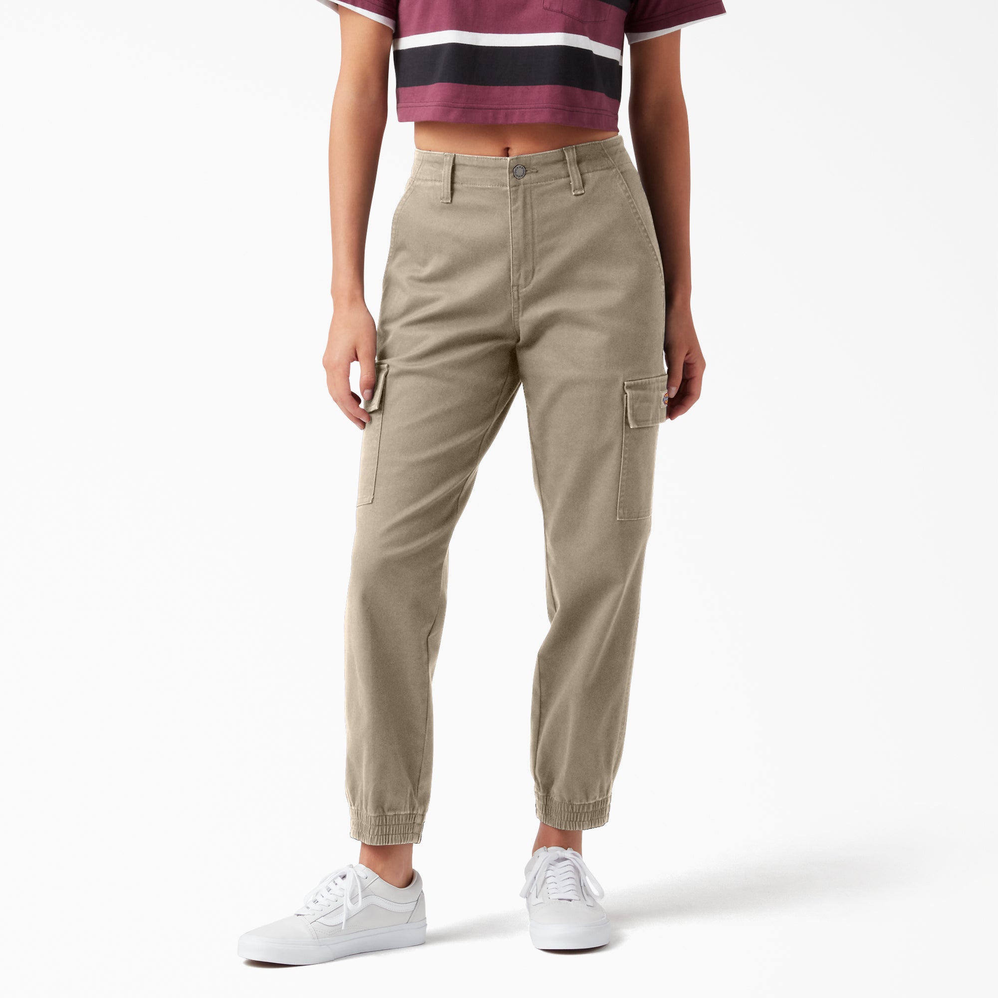 Dickies Women's High Rise Fit Cargo Jogger Pants