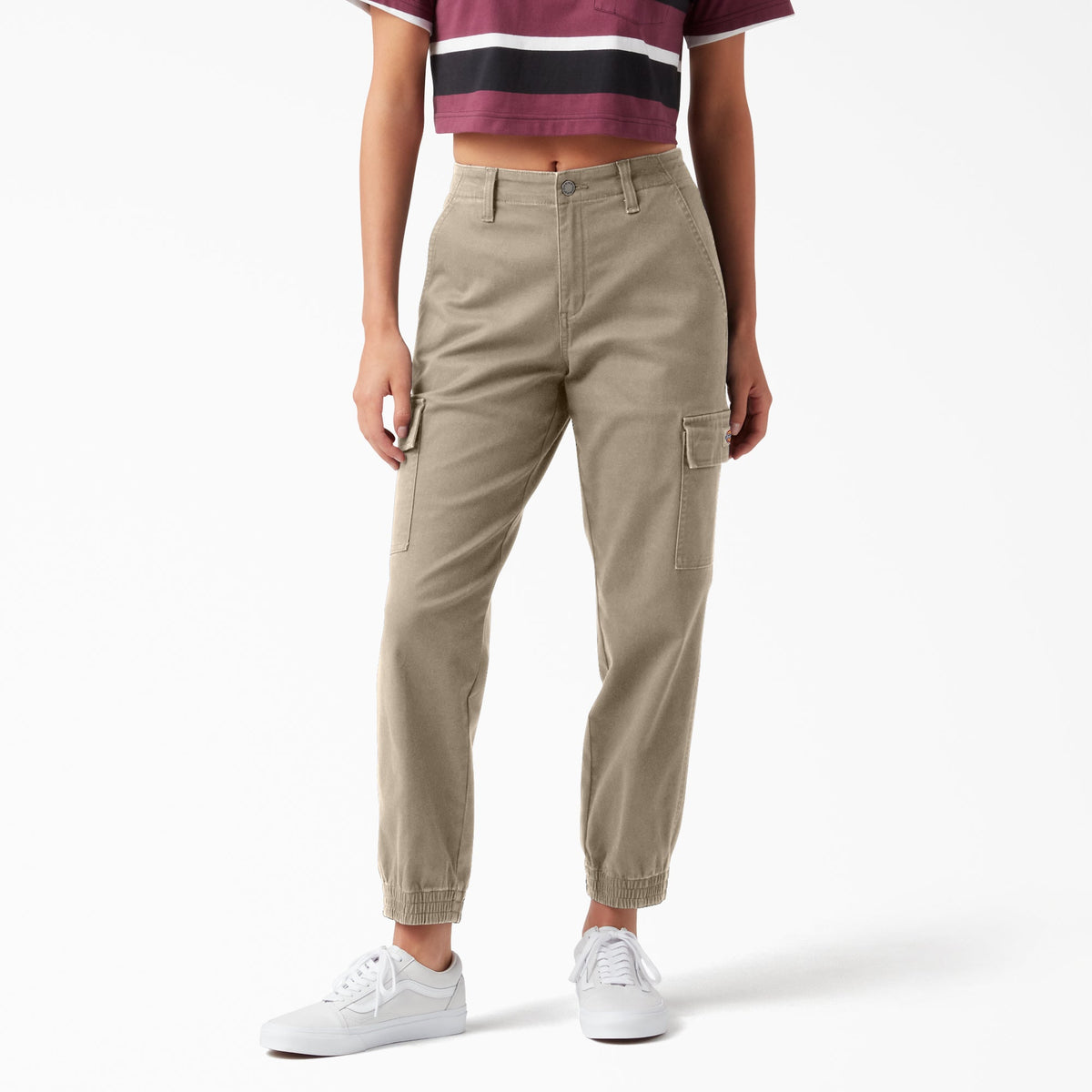 Dickies Women's High Rise Fit Cargo Jogger Pants