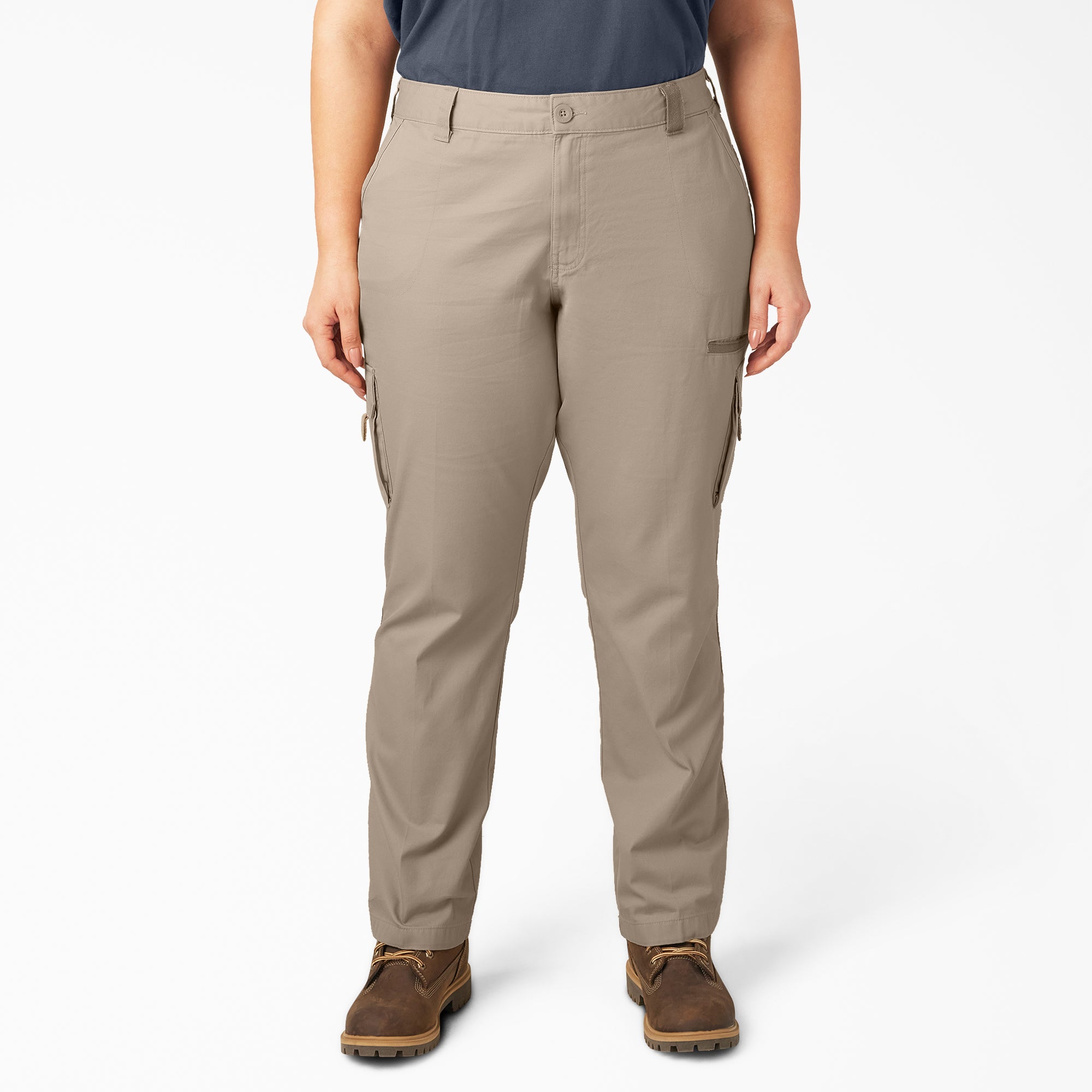 Dickies Women's Plus Relaxed Fit Cargo Pants
