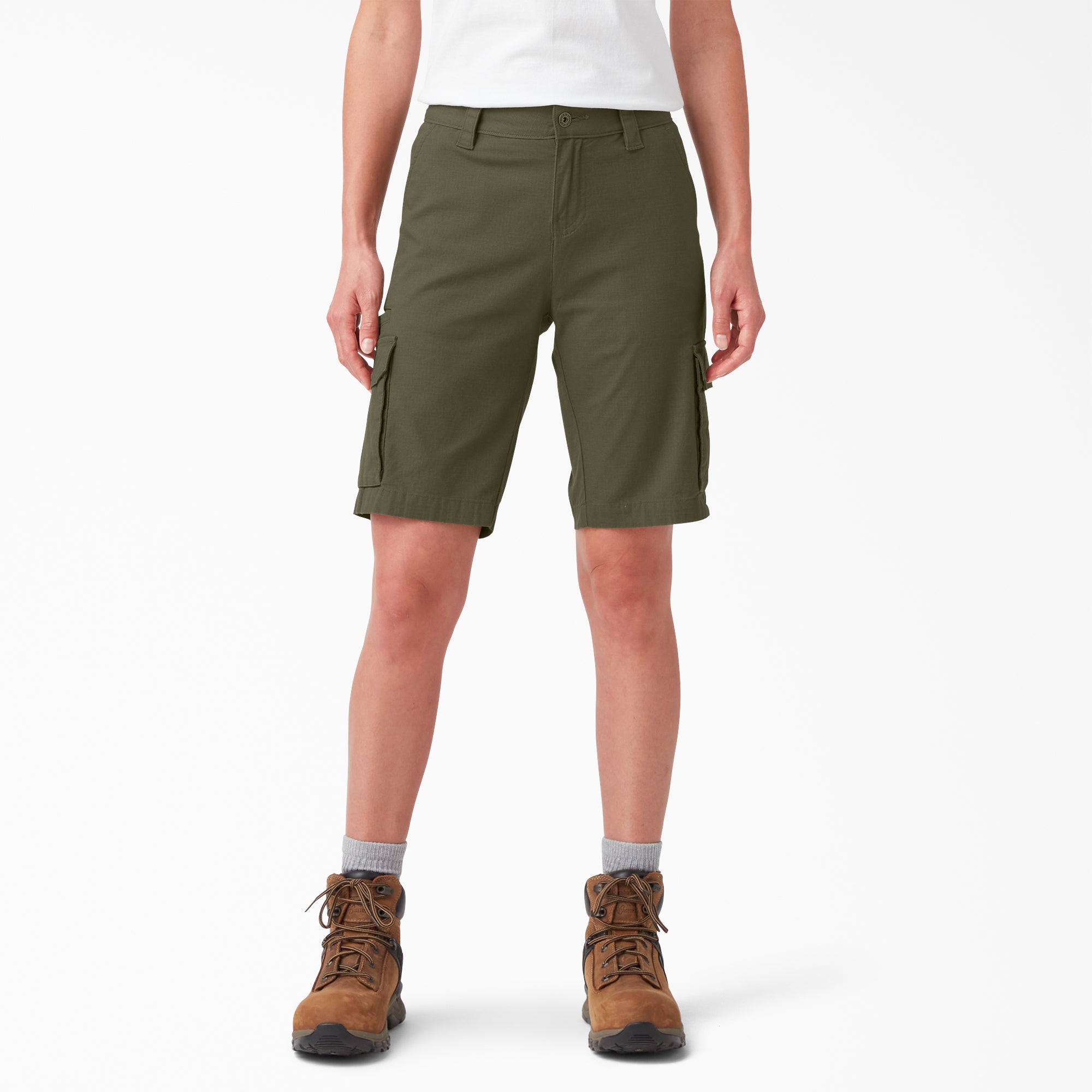 Dickies Women's Ripstop Cargo Shorts, 9"