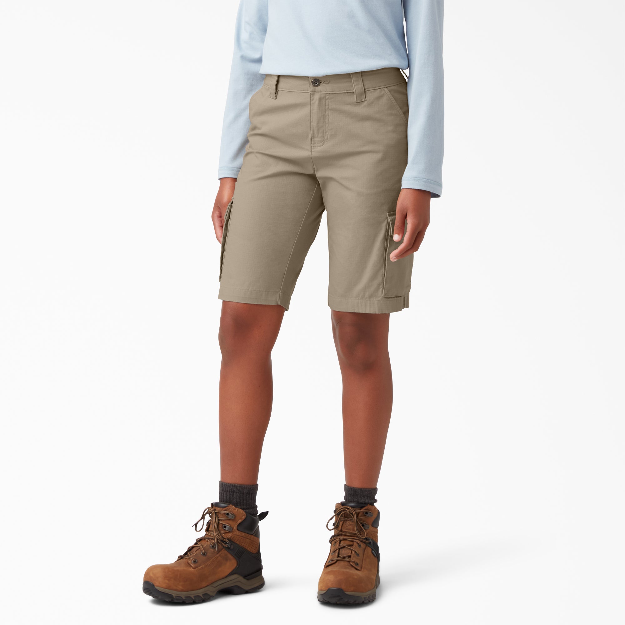 Dickies Women's Ripstop Cargo Shorts, 9"