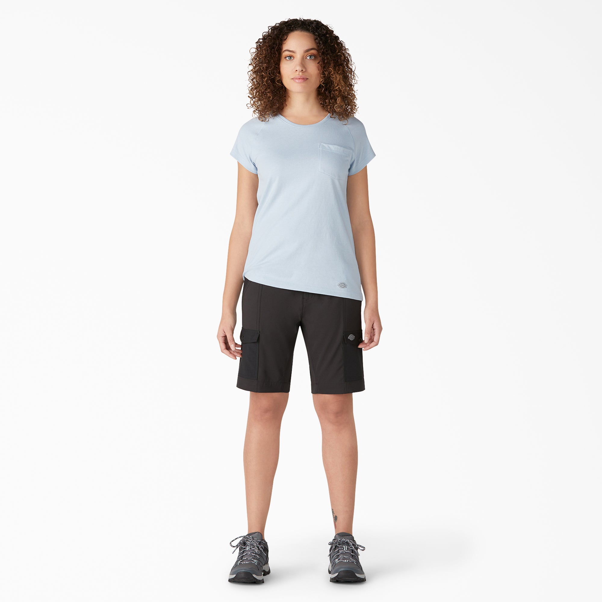 Dickies Women's Cooling Slim Fit Cargo Shorts, 10"