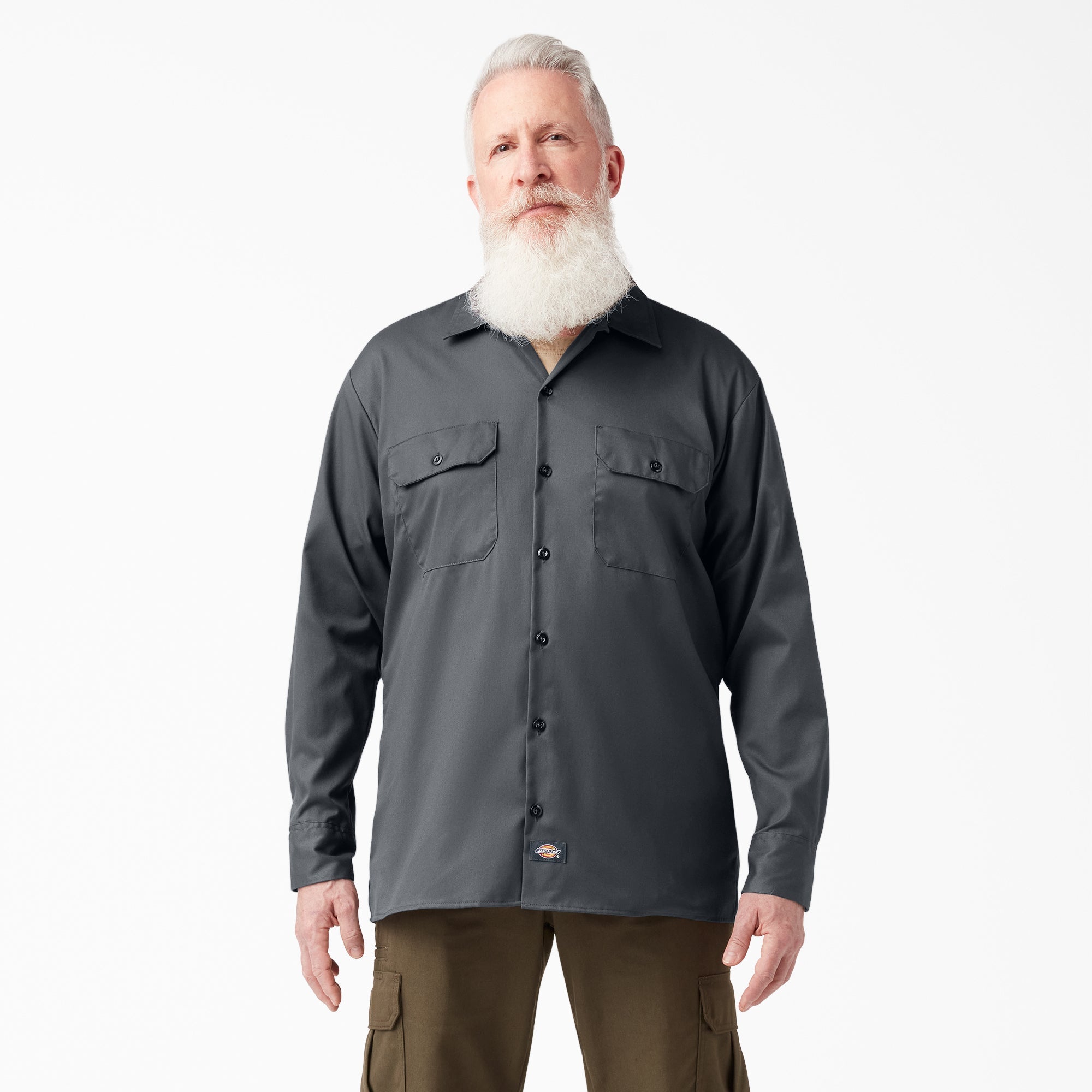 Dickies FLEX Relaxed Fit Long Sleeve Work Shirt