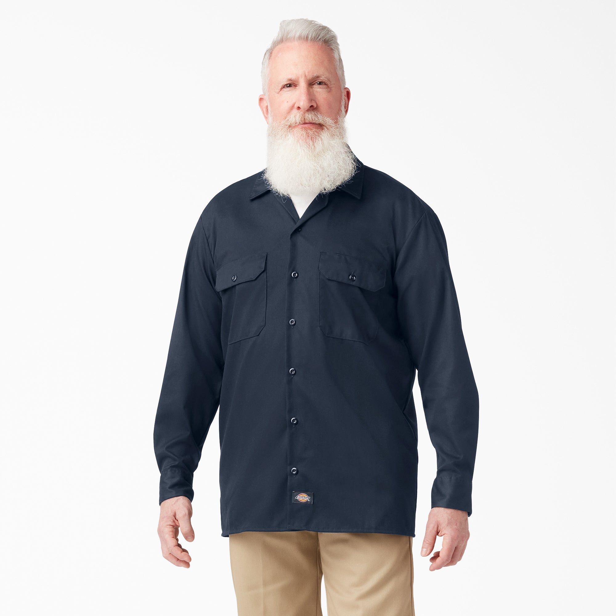 Dickies FLEX Relaxed Fit Long Sleeve Work Shirt