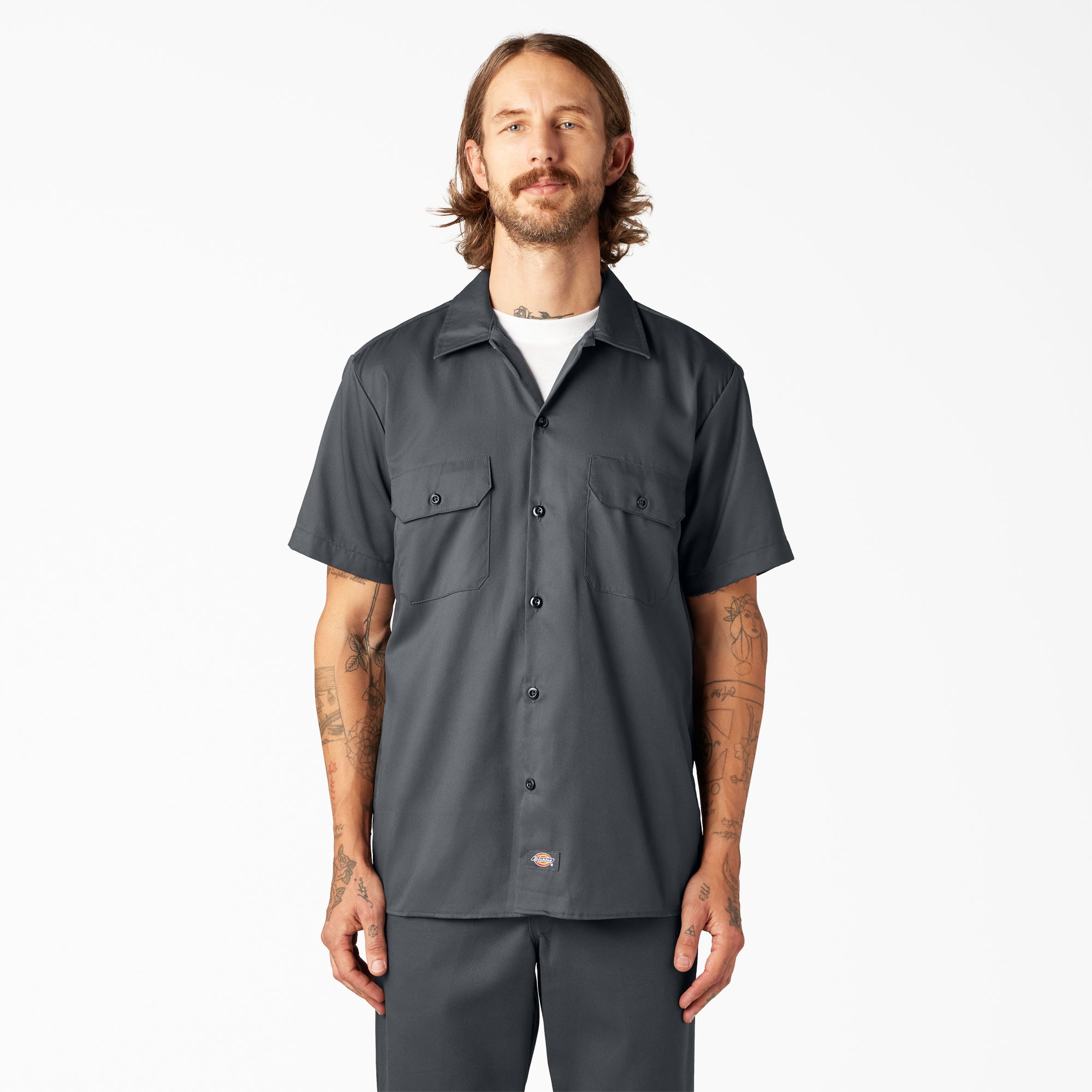 Dickies FLEX Slim Fit Short Sleeve Work Shirt