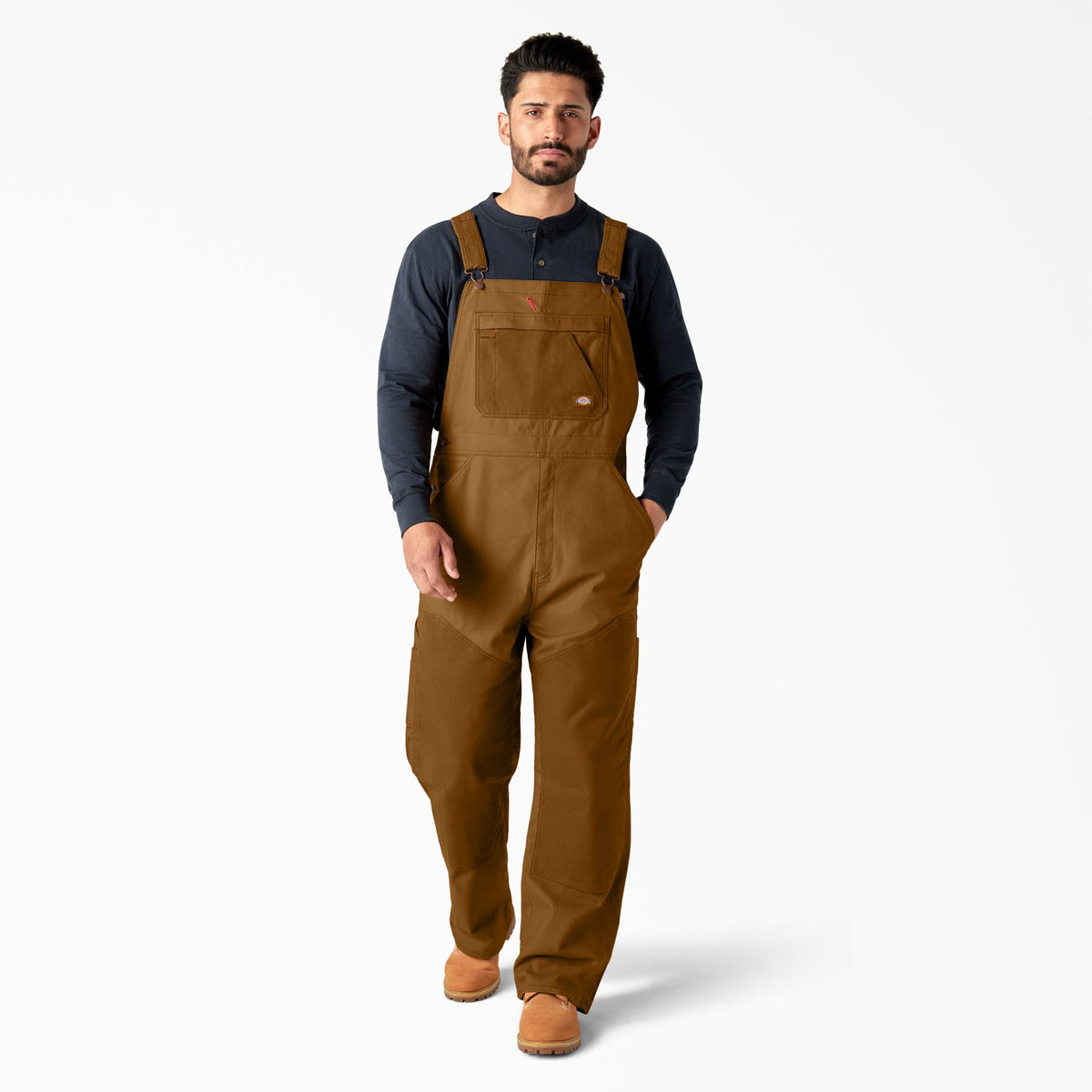 Dickies Waxed Canvas Double Front Bib Overalls