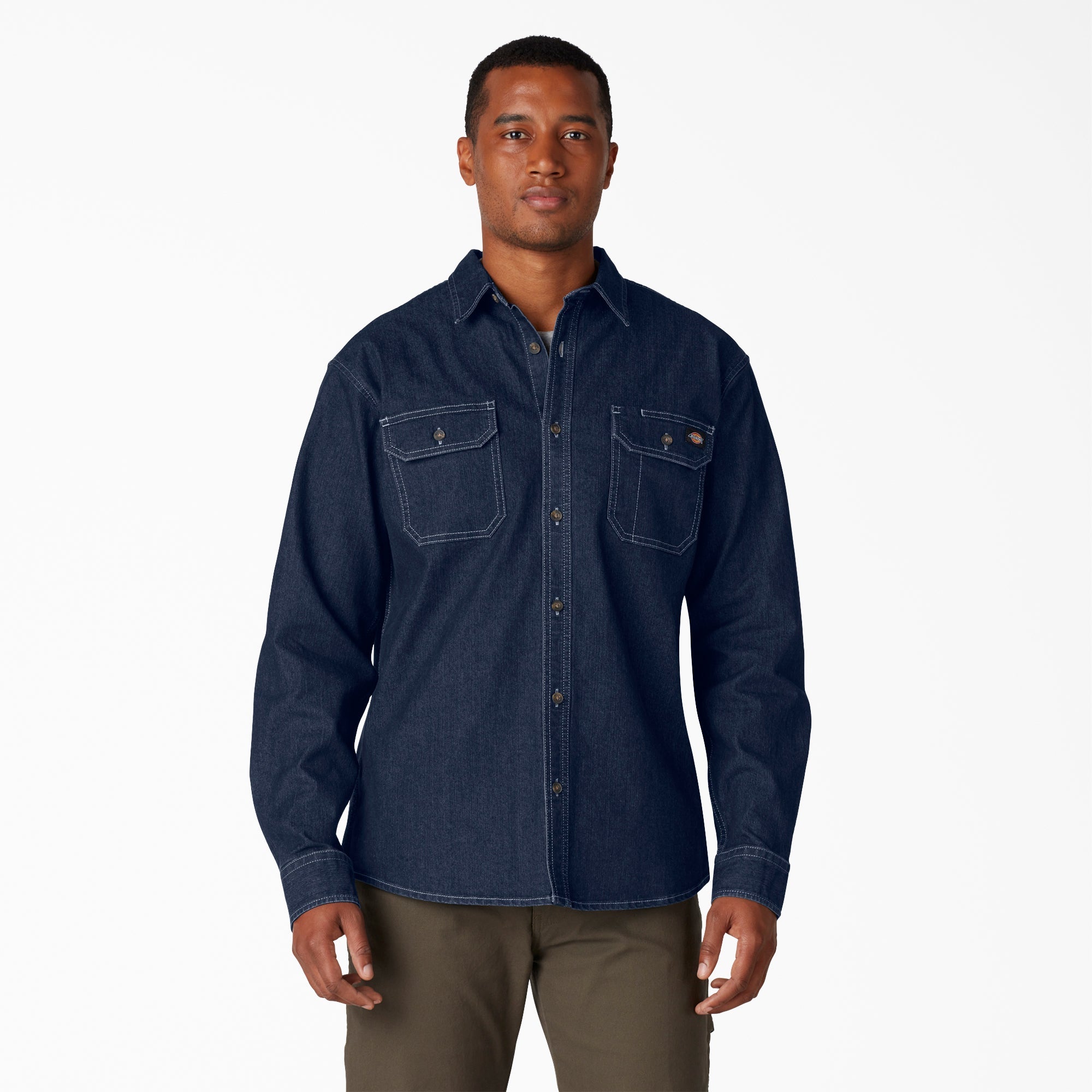 Dickies FLEX Denim Long Sleeve Shirt