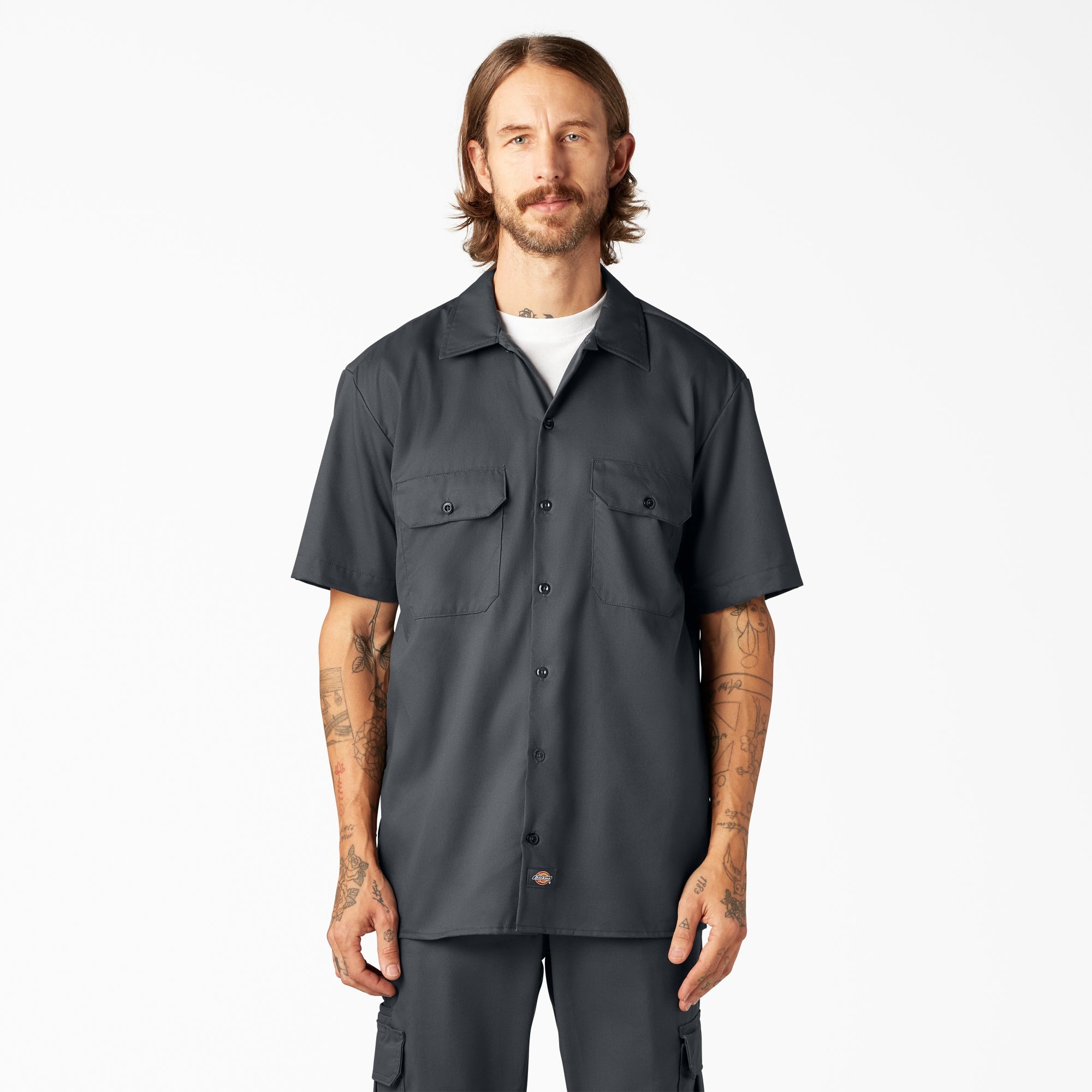 Dickies FLEX Relaxed Fit Short Sleeve Work Shirt