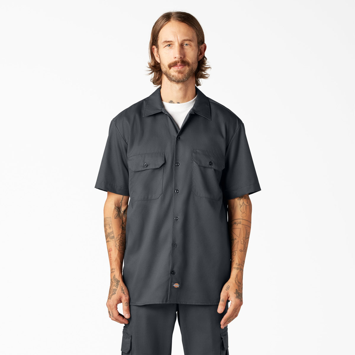 Dickies FLEX Relaxed Fit Short Sleeve Work Shirt