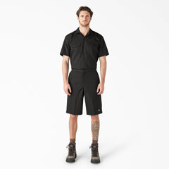 Dickies Loose Fit Flat Front Work Shorts, 13"