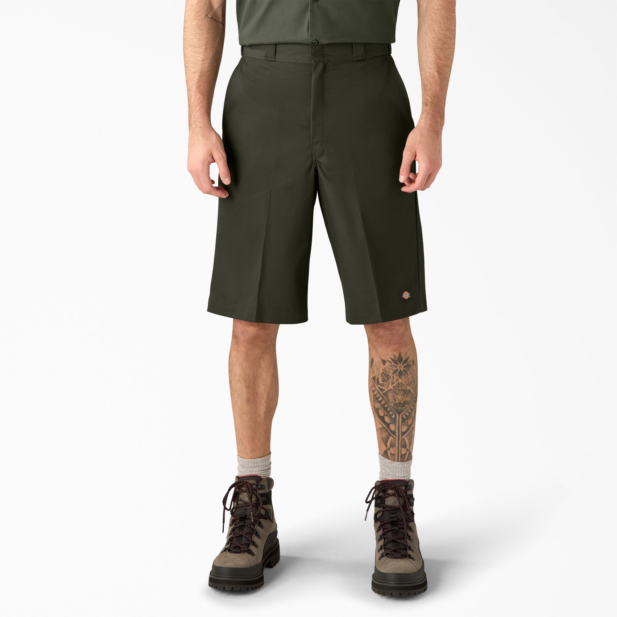 Dickies Loose Fit Flat Front Work Shorts, 13"