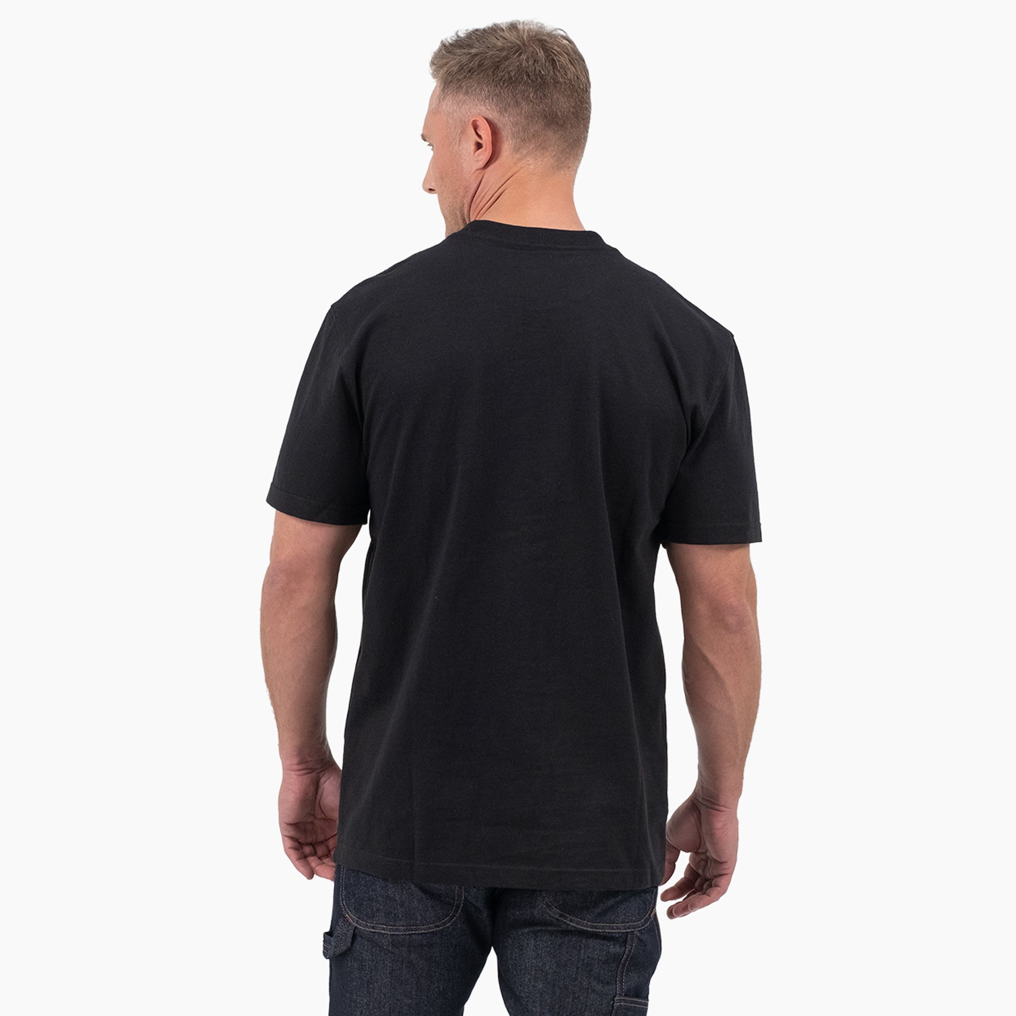 Dickies Short Sleeve Tri-Color Logo Graphic T-Shirt