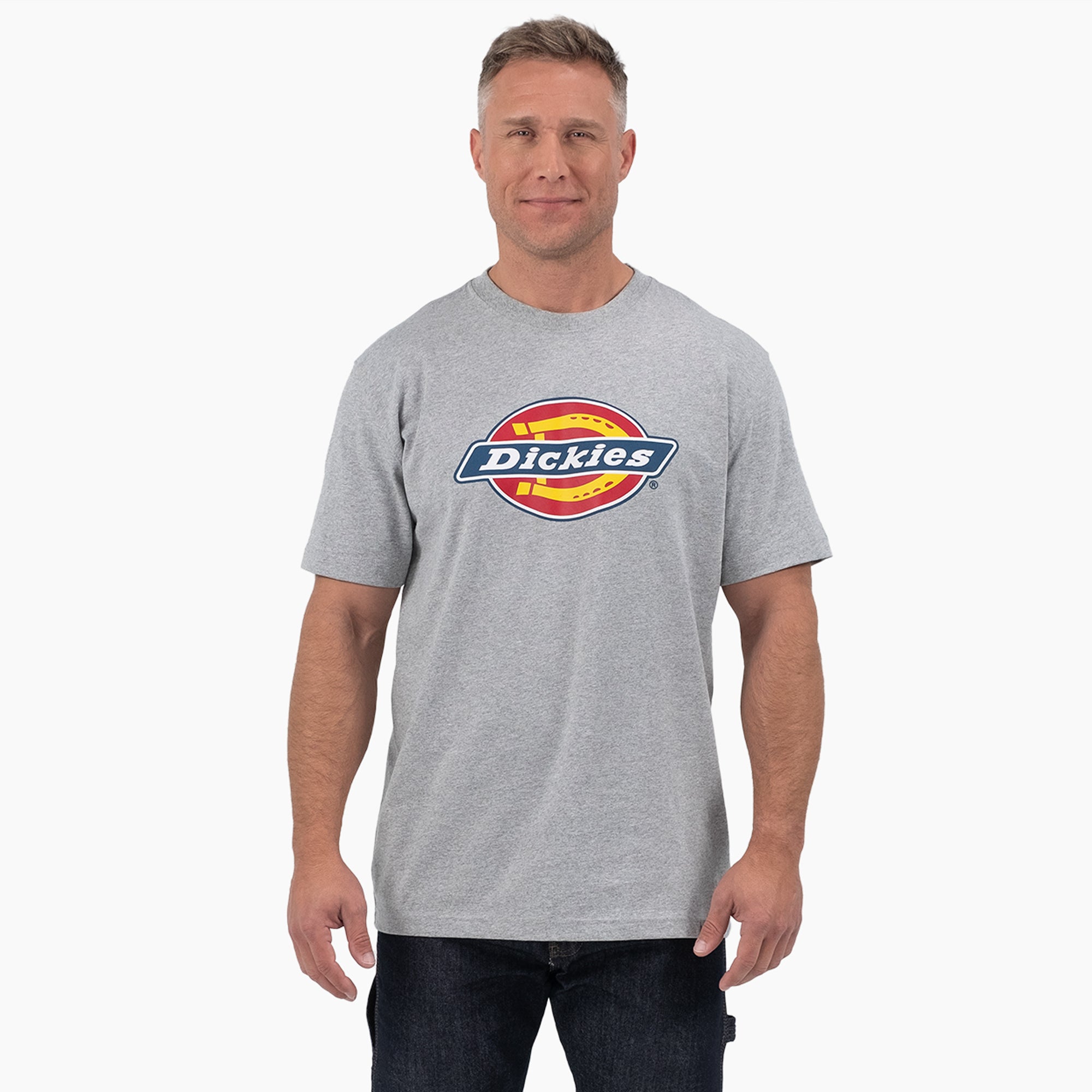 Dickies Short Sleeve Tri-Color Logo Graphic T-Shirt