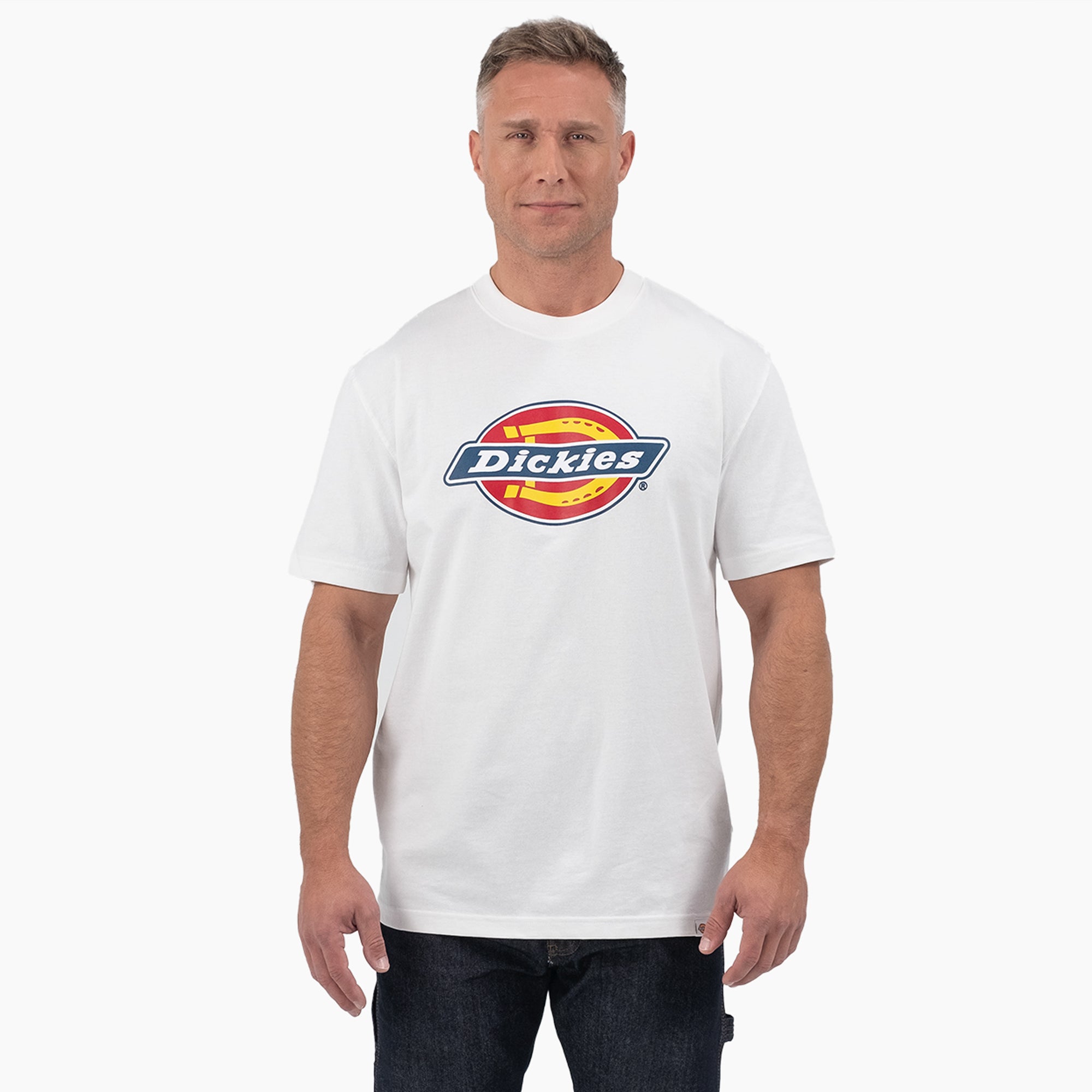 Dickies Short Sleeve Tri-Color Logo Graphic T-Shirt