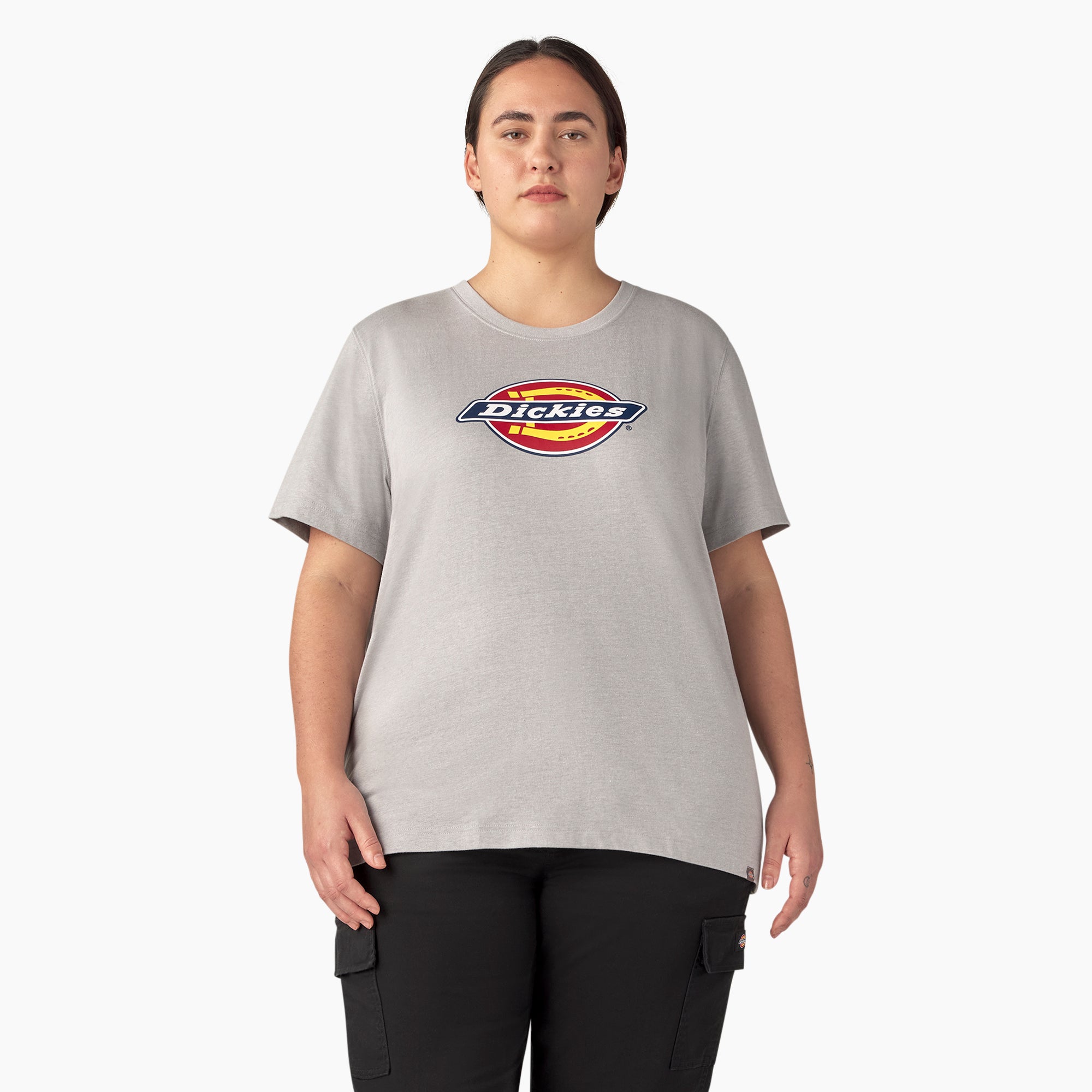 Dickies Women's Plus Heavyweight Logo T-Shirt
