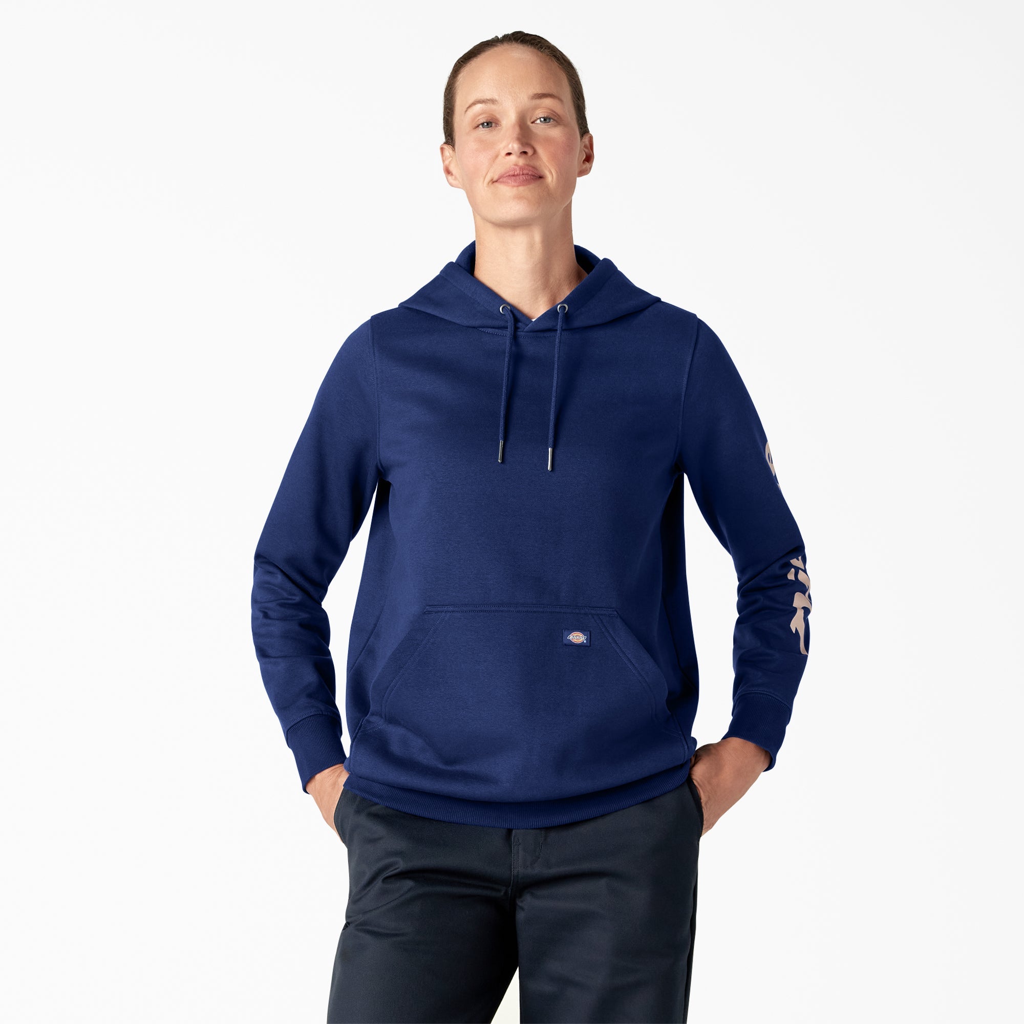 Dickies Women's Water Repellent Sleeve Logo Hoodie