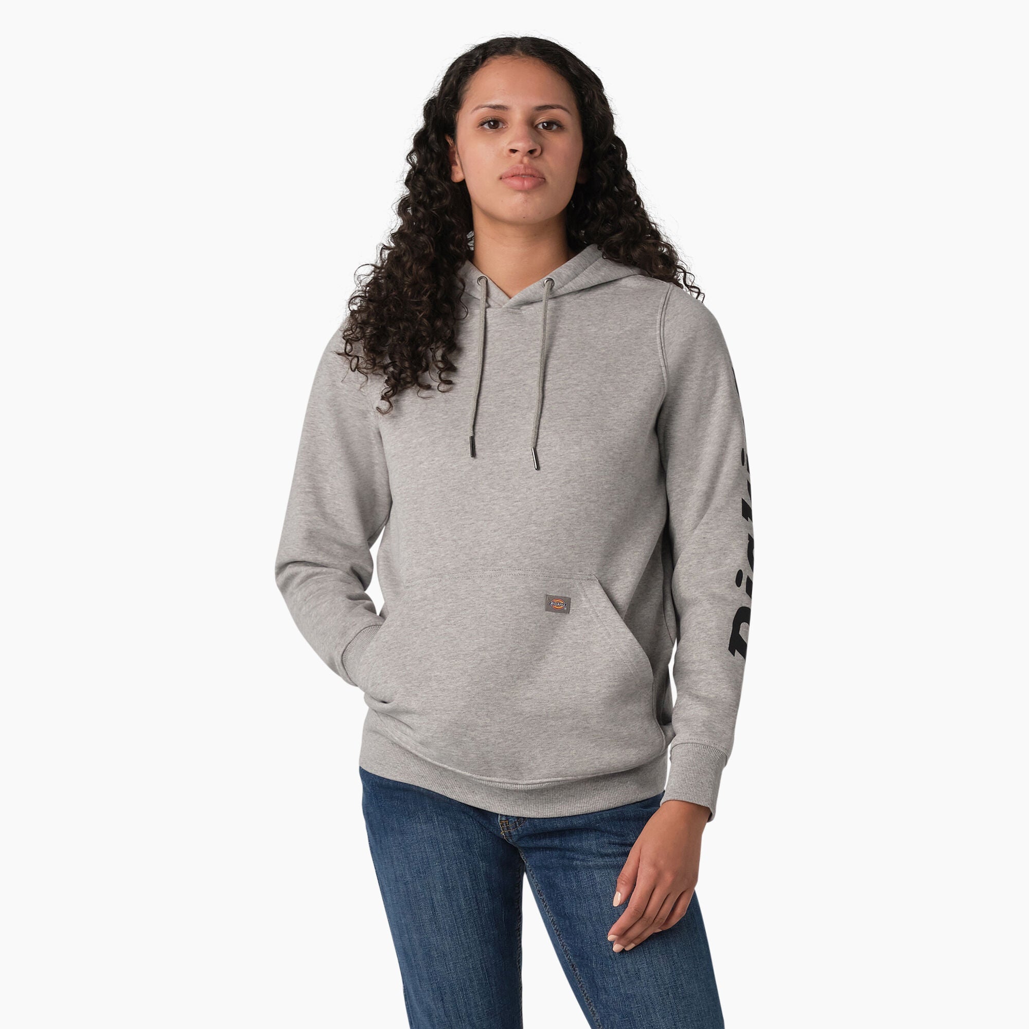 Dickies Women's Water Repellent Sleeve Logo Hoodie