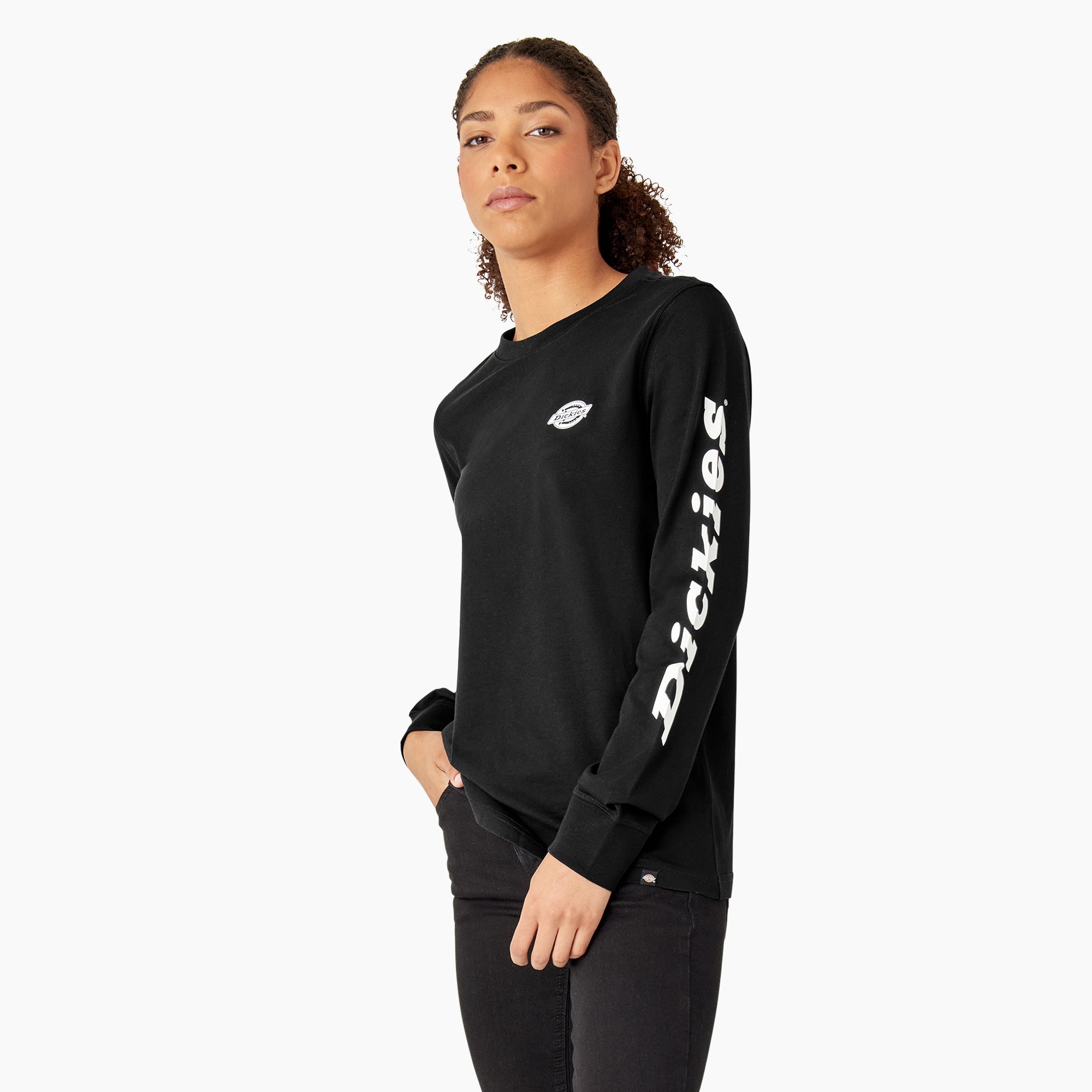 Dickies Women's Long Sleeve Heavyweight Graphic T-Shirt