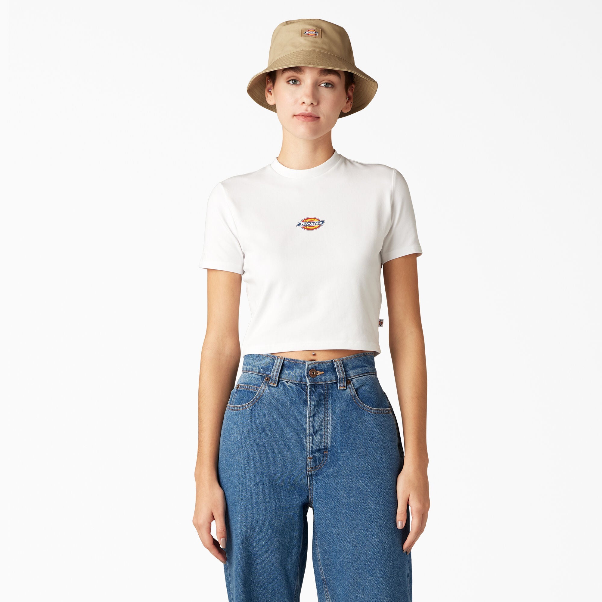 Dickies Women's Maple Valley Logo Cropped T-Shirt