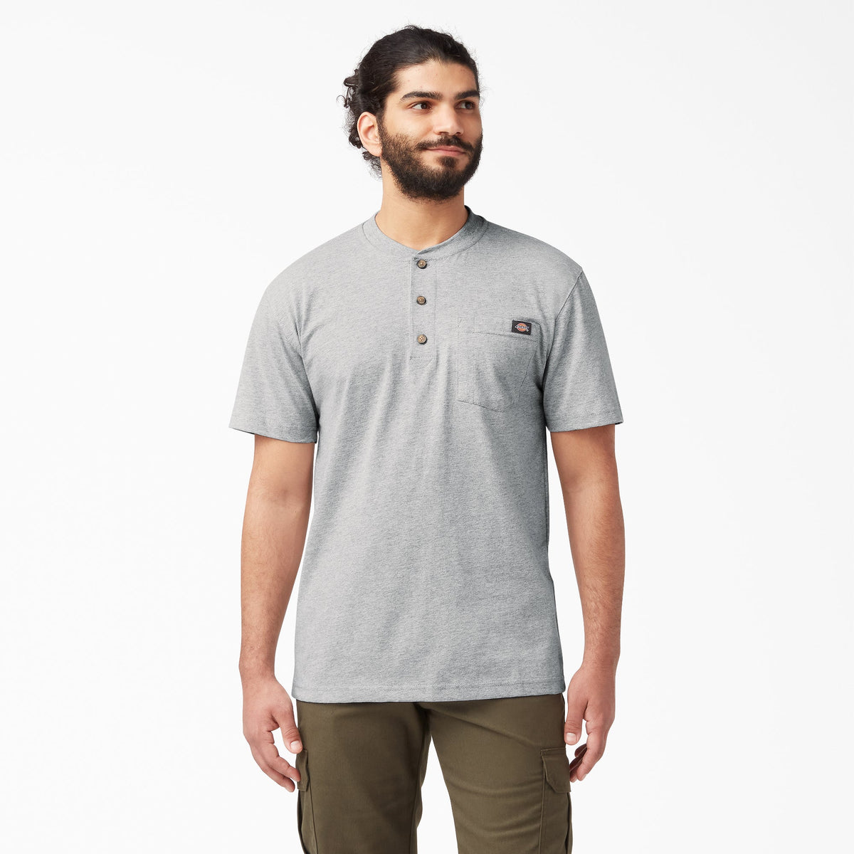 Dickies Heavyweight Short Sleeve Henley T-Shirt