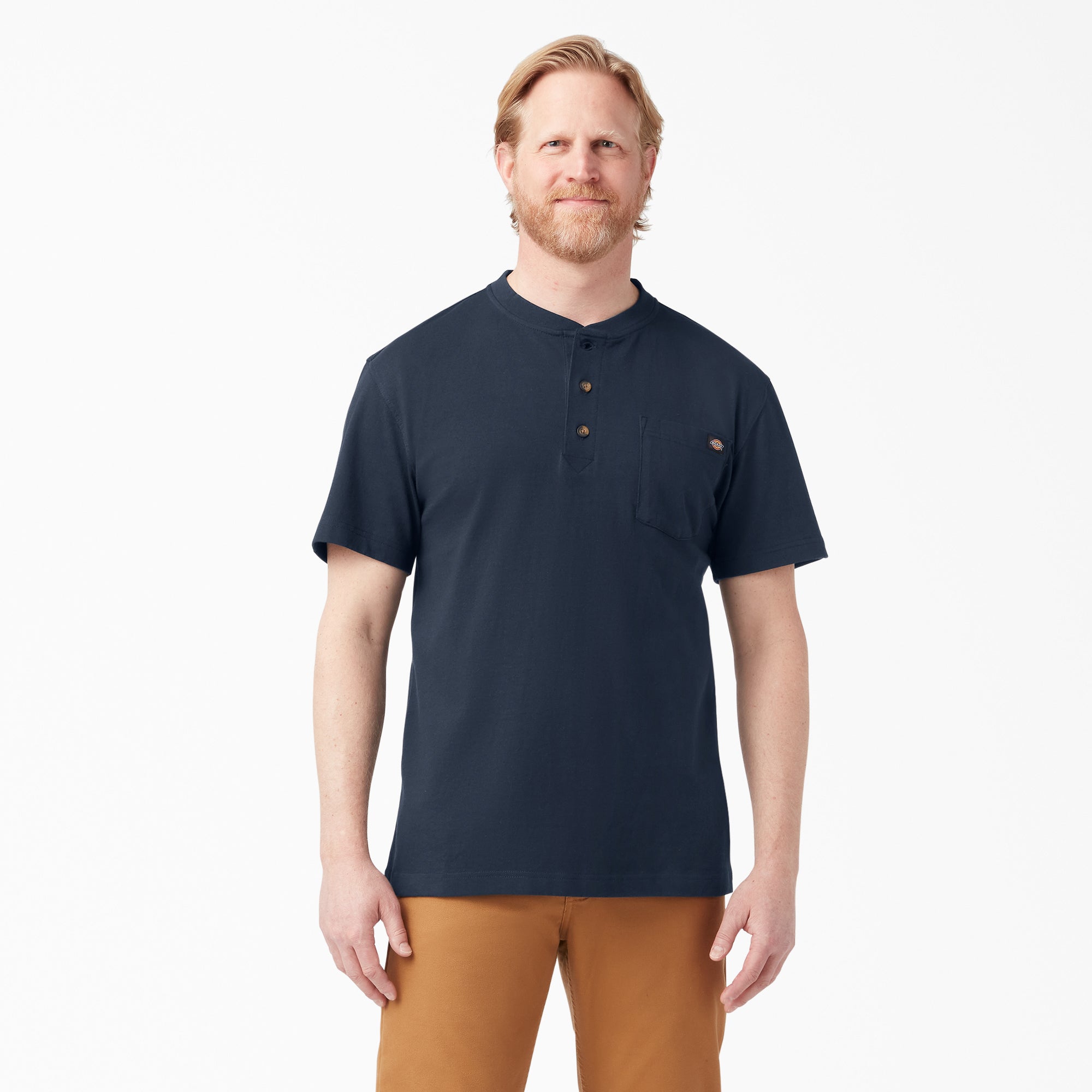 Dickies Heavyweight Short Sleeve Henley T-Shirt