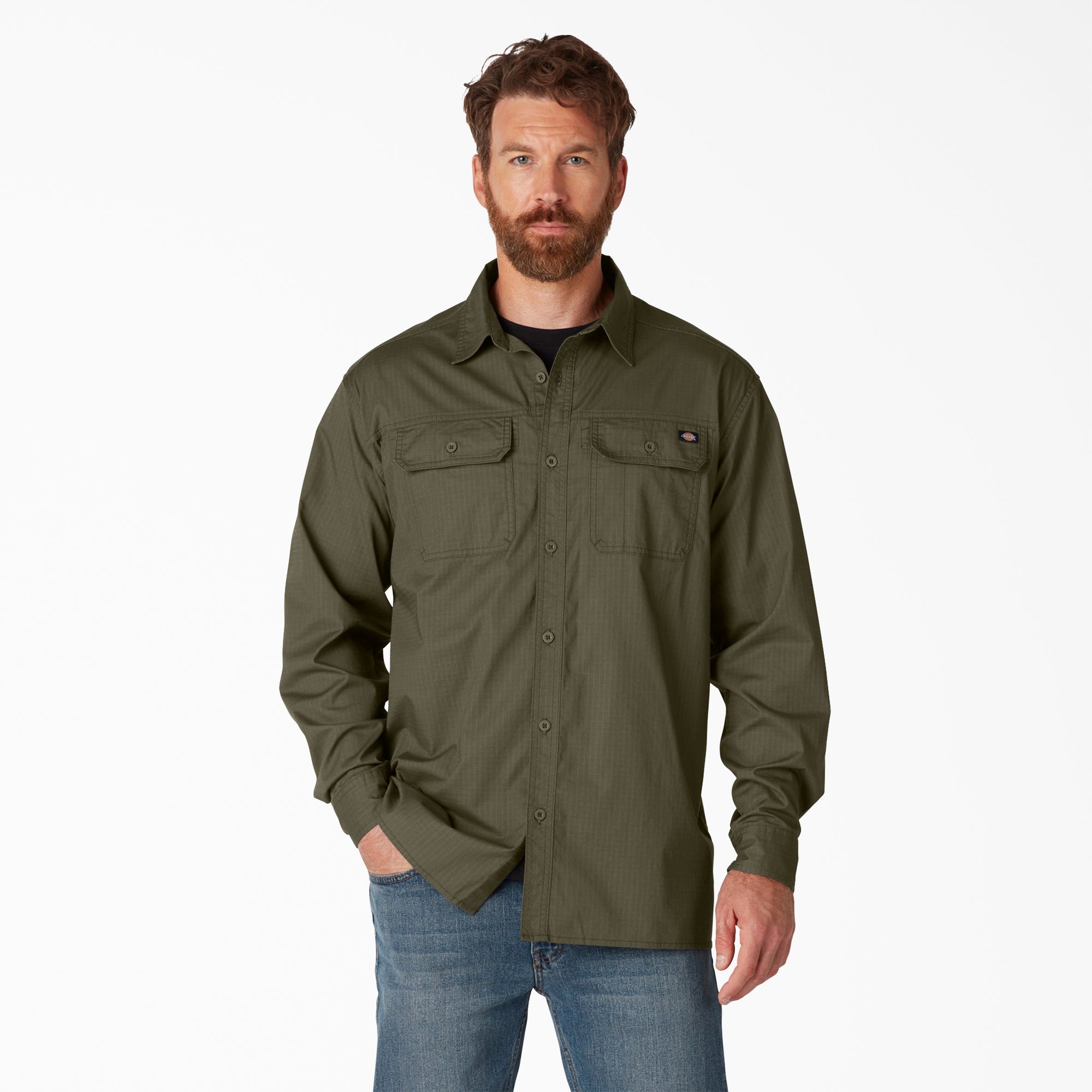 Dickies FLEX Ripstop Long Sleeve Shirt