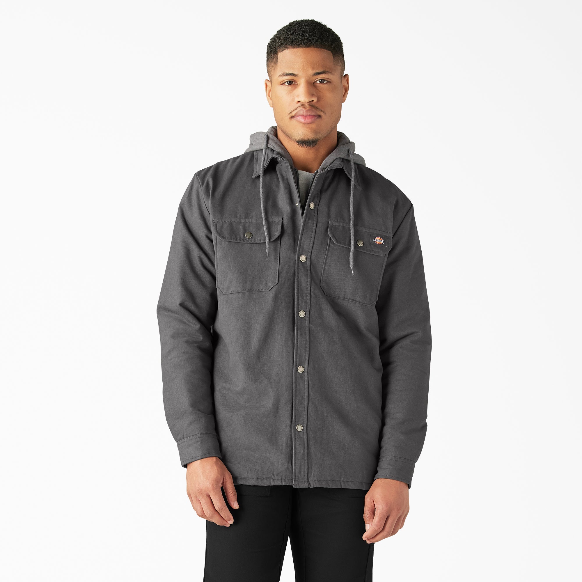 Dickies Water Repellent Duck Hooded Shirt Jacket