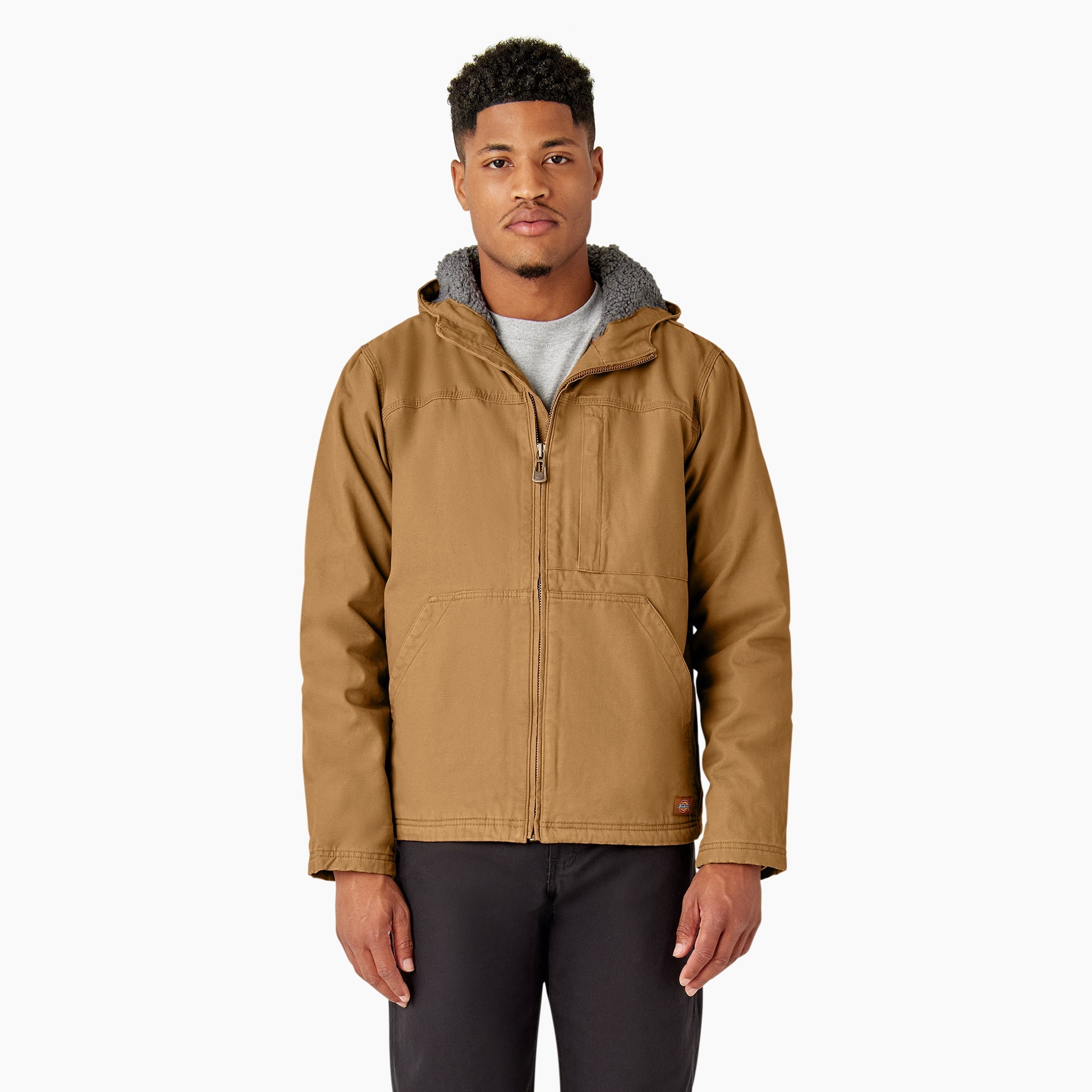 Dickies Duck Canvas High Pile Fleece Lined Jacket