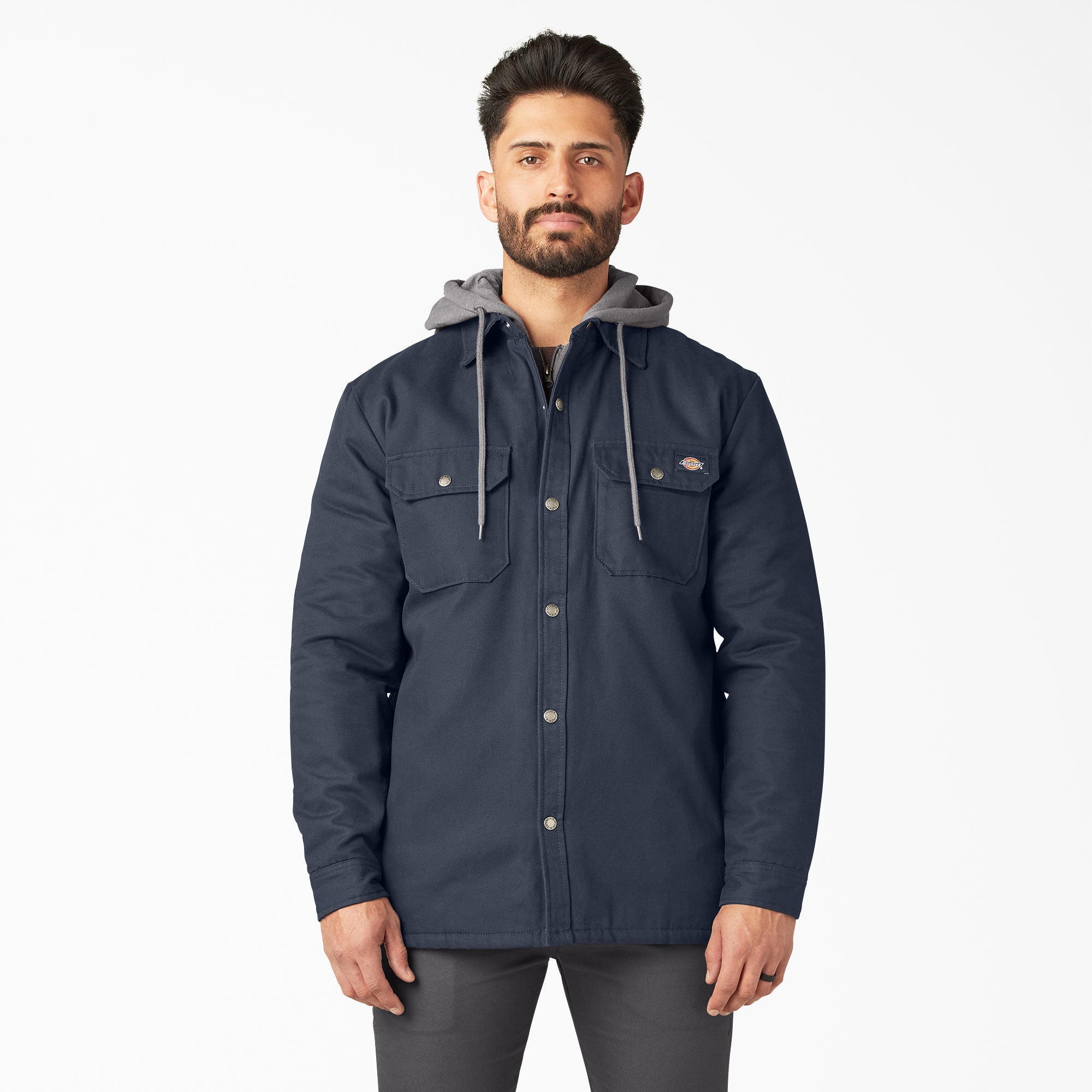 Dickies Water Repellent Duck Hooded Shirt Jacket