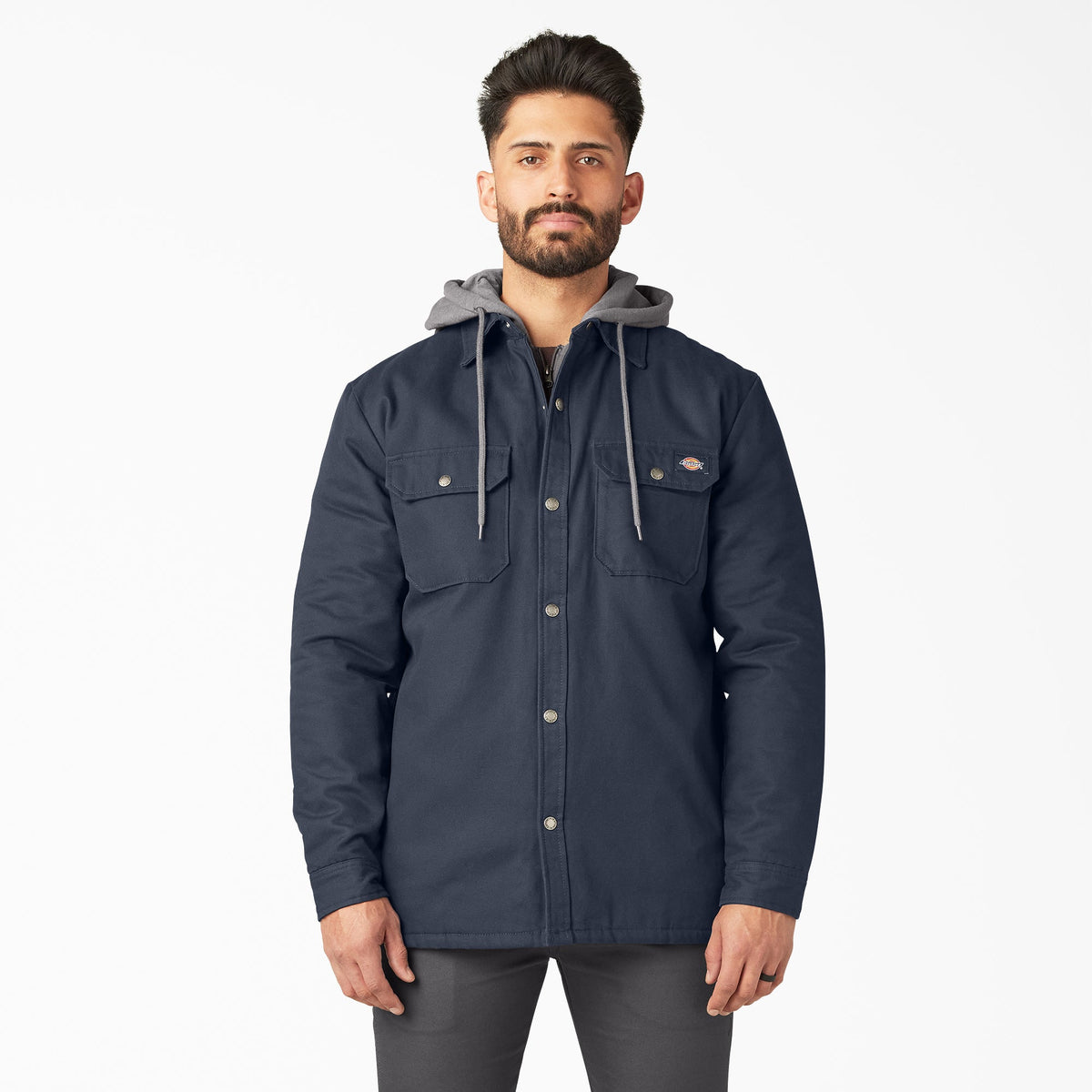 Dickies Water Repellent Duck Hooded Shirt Jacket