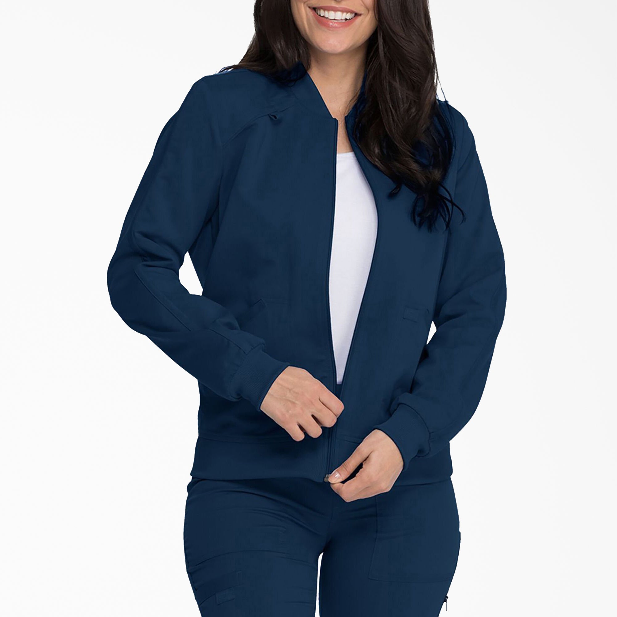 Dickies Women's Balance Zip Front Scrub Jacket