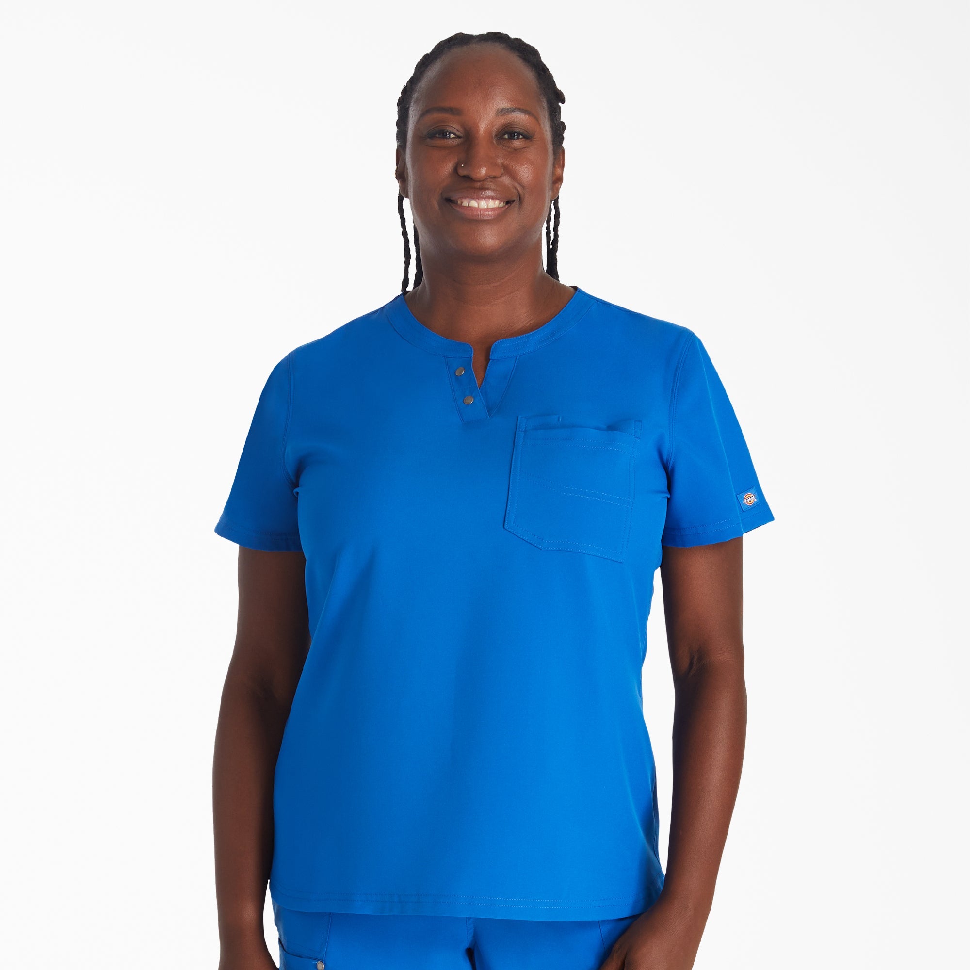 Dickies Women's EDS NXT Henley Scrub Top
