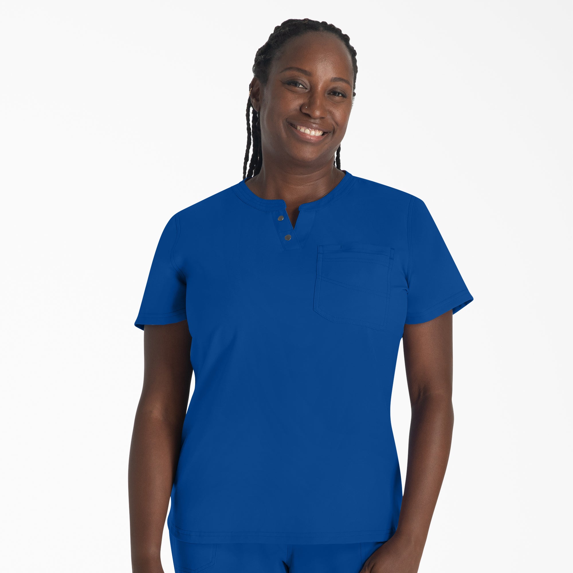 Dickies Women's EDS NXT Henley Scrub Top