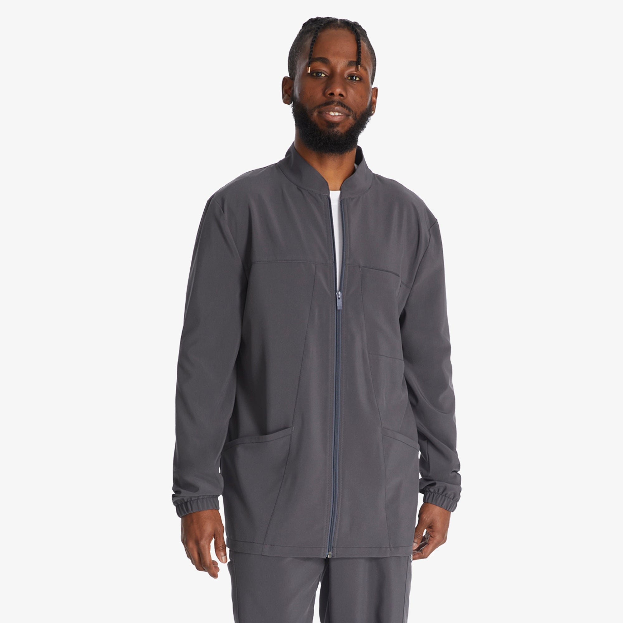 Dickies Men's EDS Essentials Zip Front Scrub Jacket