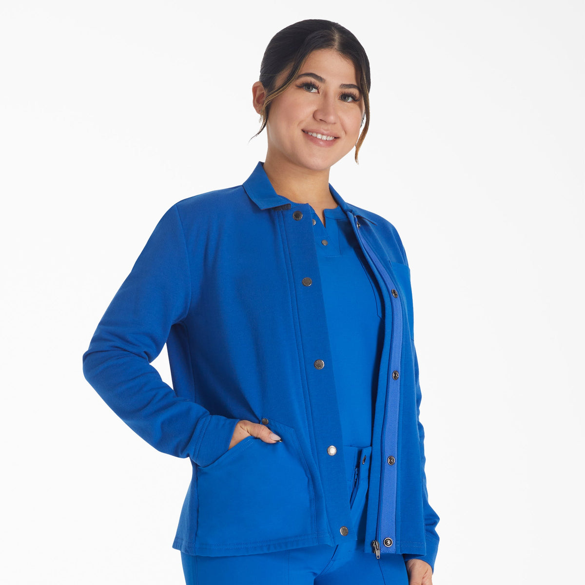 Dickies Women's EDS NXT Zip Front Scrub Jacket