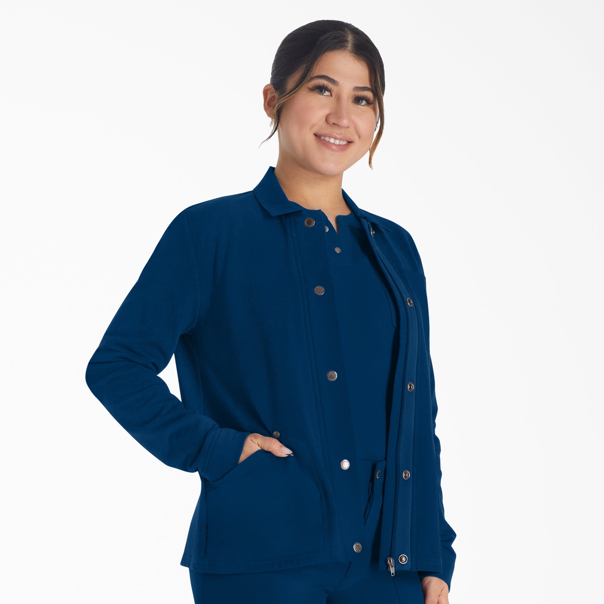 Dickies Women's EDS NXT Zip Front Scrub Jacket