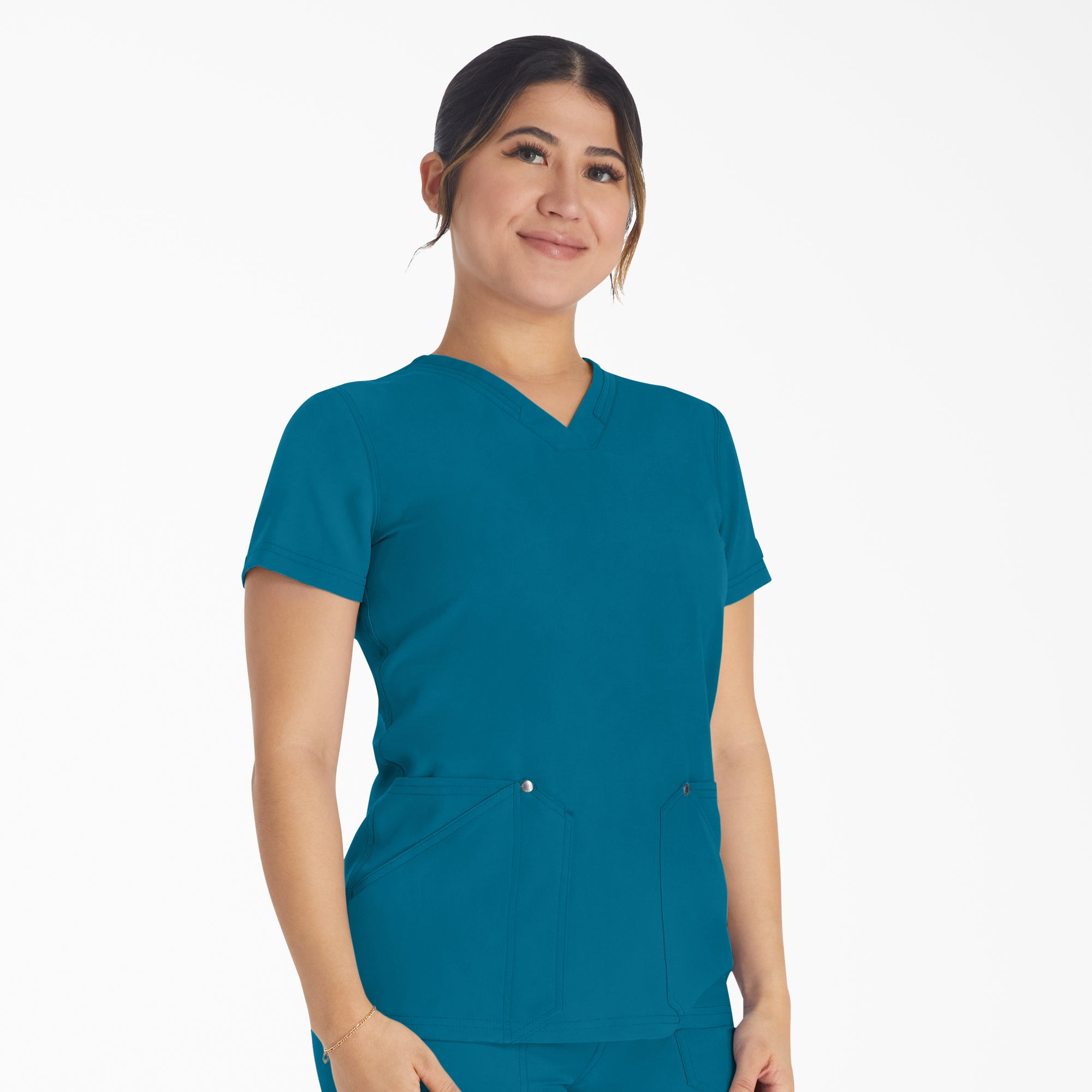 Dickies Women's EDS NXT V-Neck Scrub Top