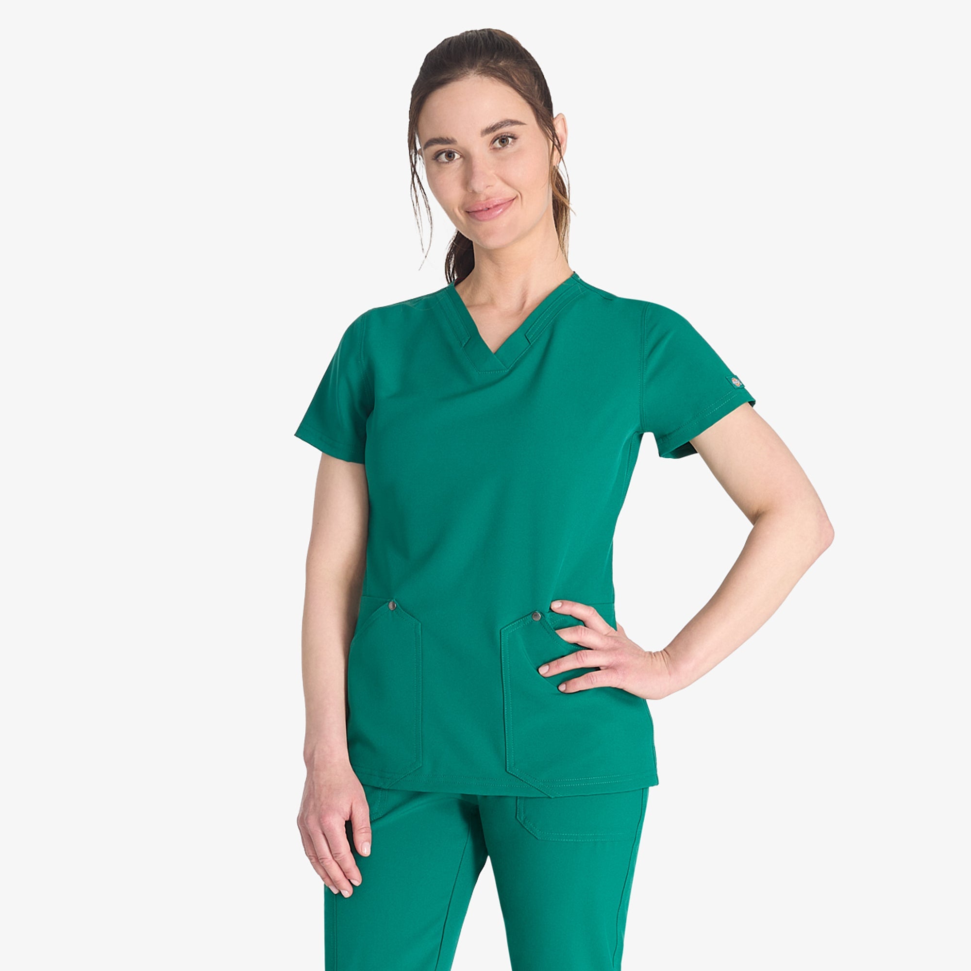 Dickies Women's EDS NXT V-Neck Scrub Top