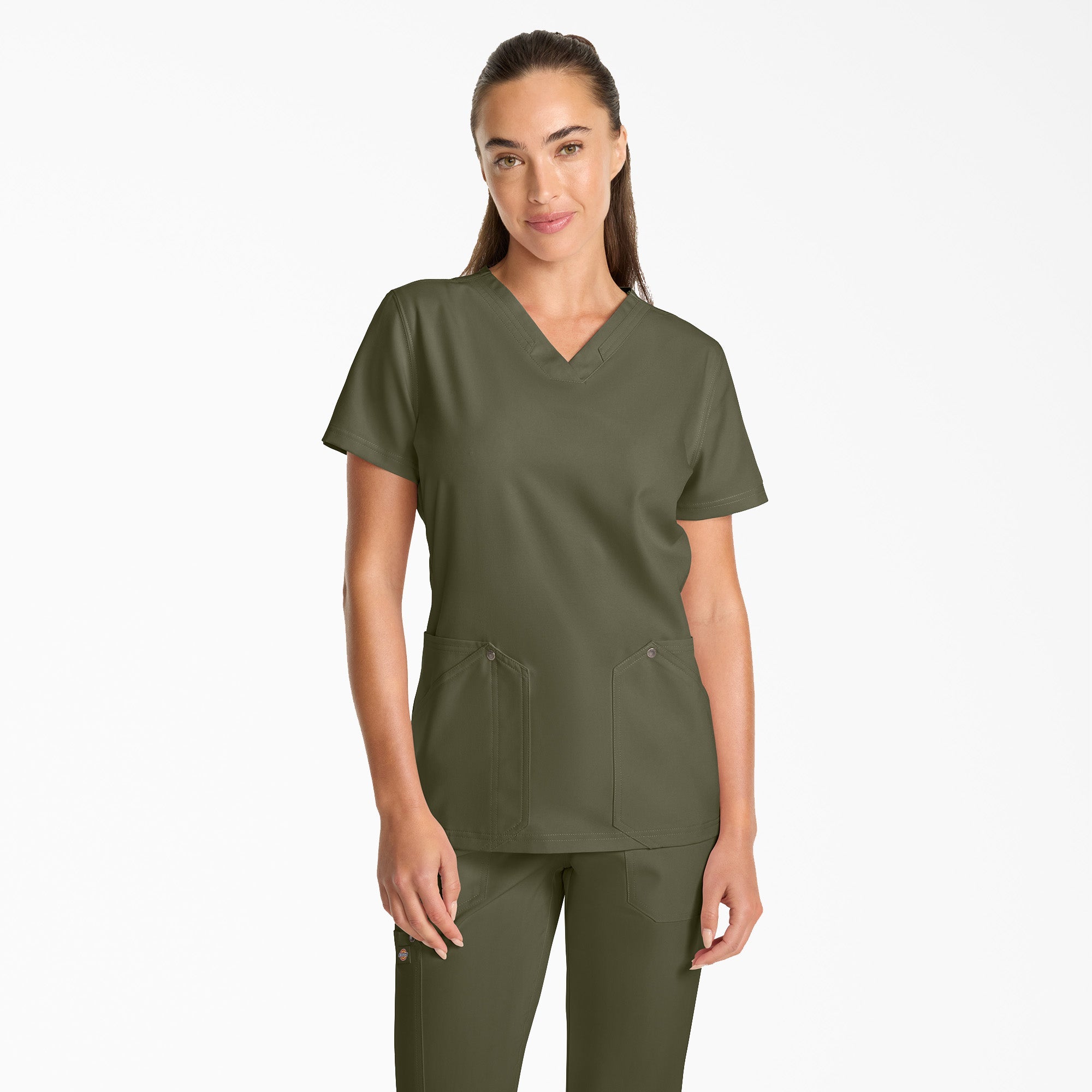 Dickies Women's EDS NXT V-Neck Scrub Top