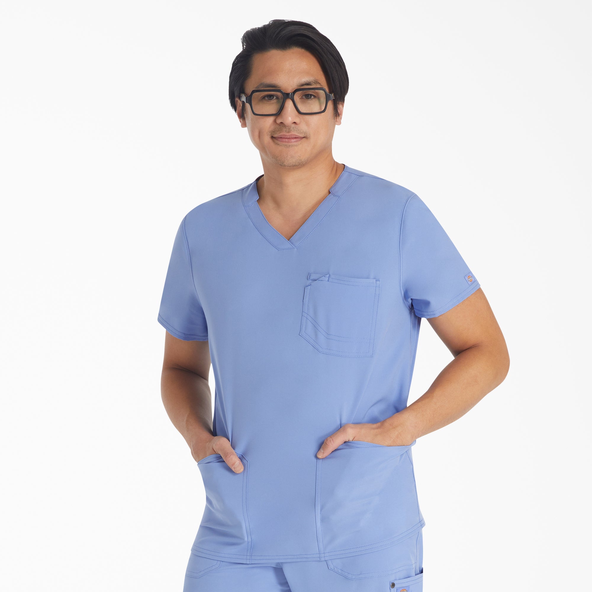 Dickies Men's EDS NXT V-Neck Scrub Top