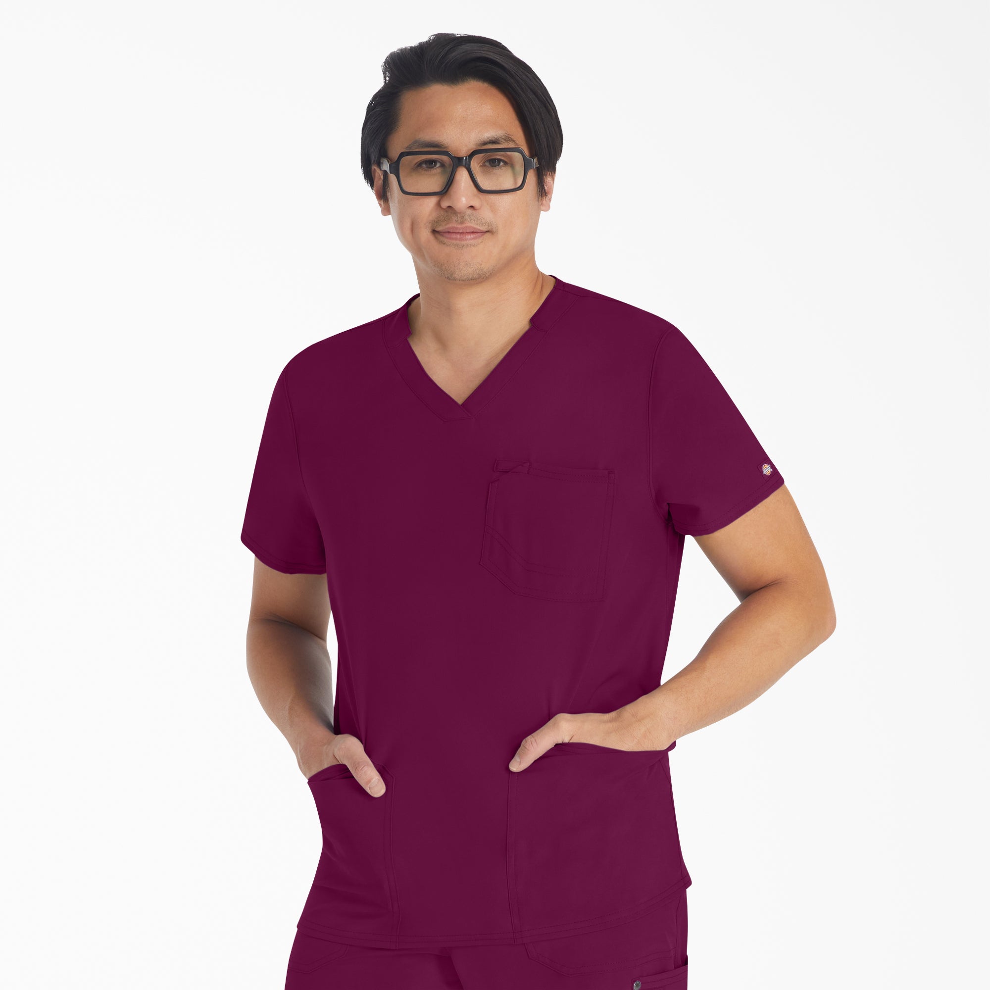 Dickies Men's EDS NXT V-Neck Scrub Top
