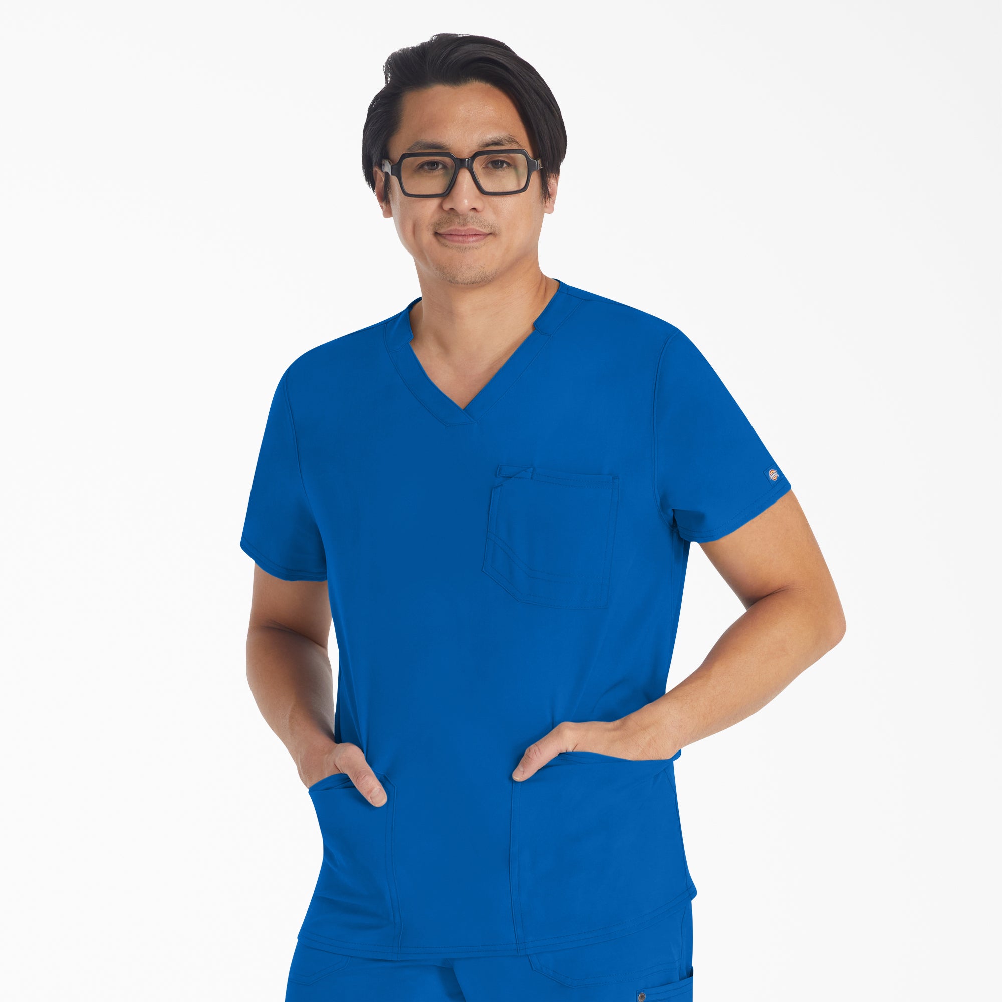 Dickies Men's EDS NXT V-Neck Scrub Top