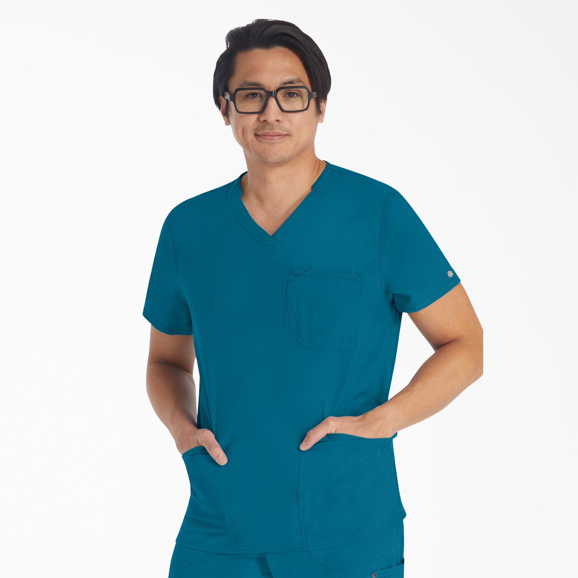 Dickies Men's EDS NXT V-Neck Scrub Top