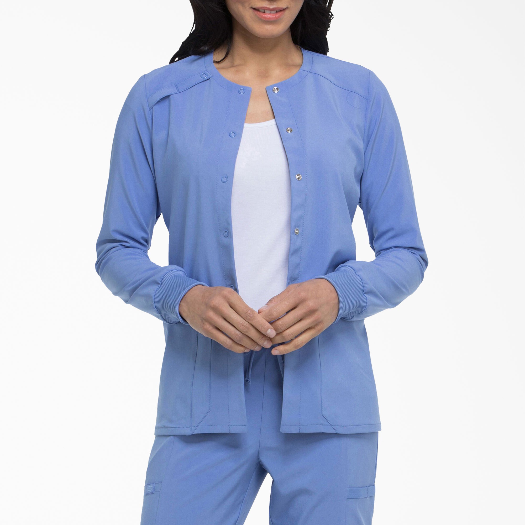 Dickies Women's EDS Essentials Snap Front Scrub Jacket