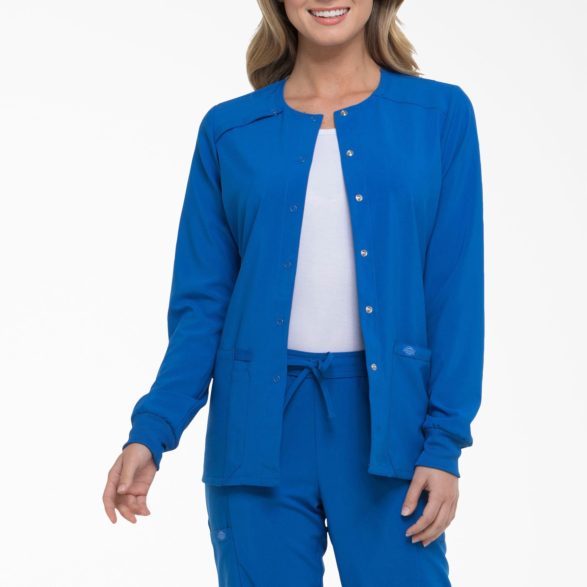 Dickies Women's EDS Essentials Snap Front Scrub Jacket