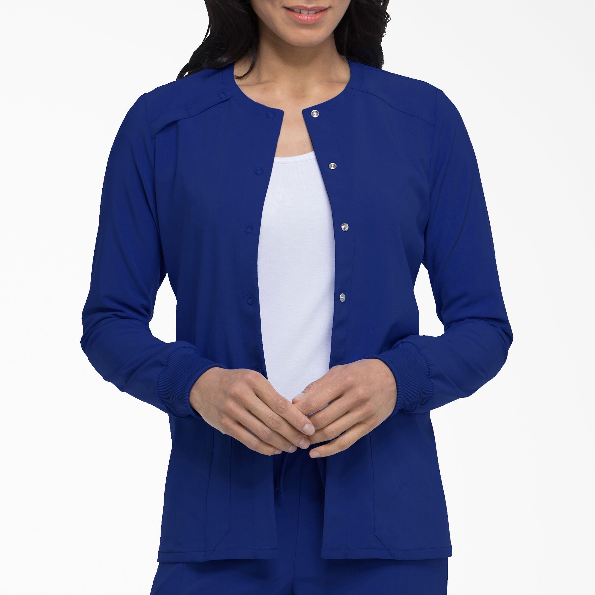 Dickies Women's EDS Essentials Snap Front Scrub Jacket