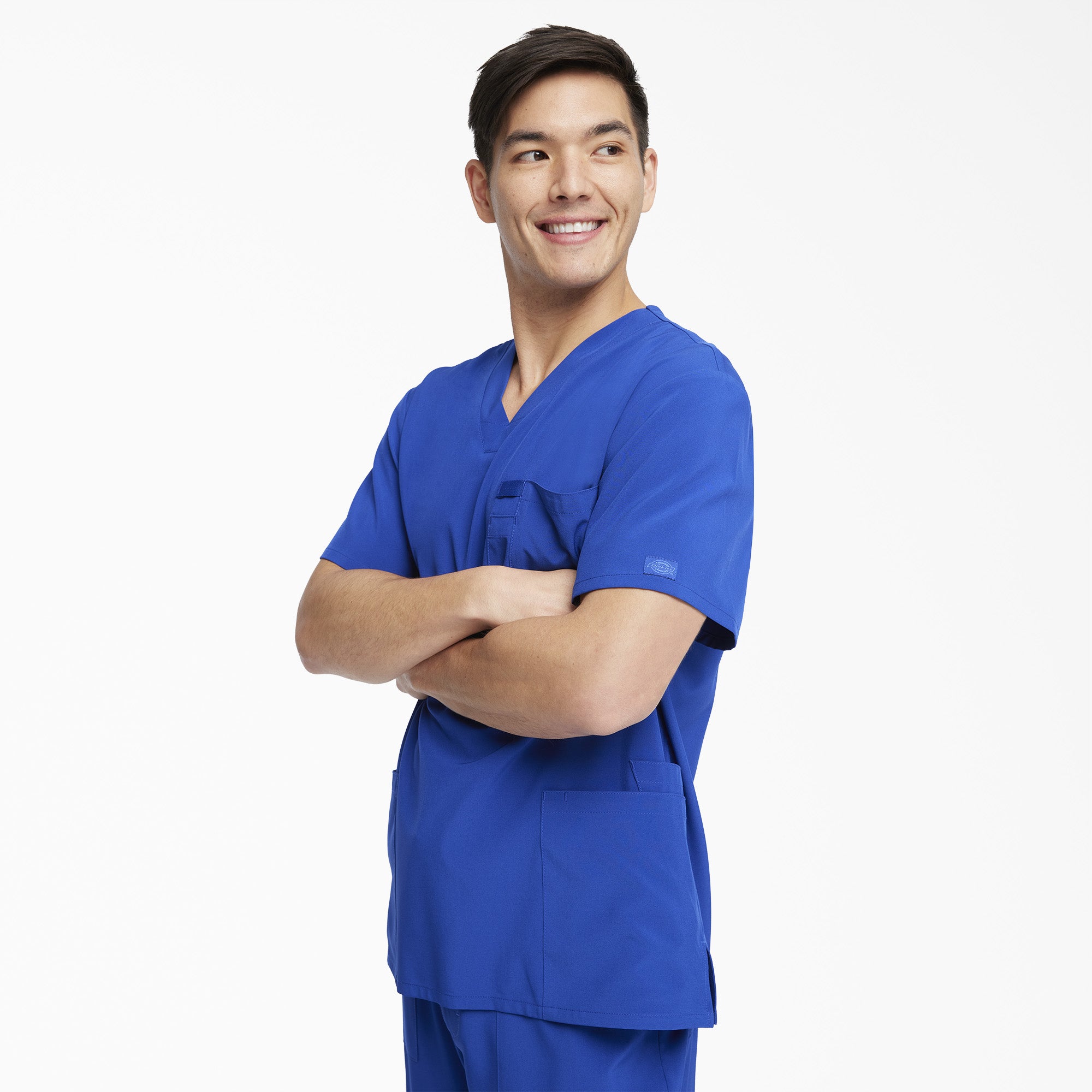 Dickies Men's EDS Essentials V-Neck Scrub Top