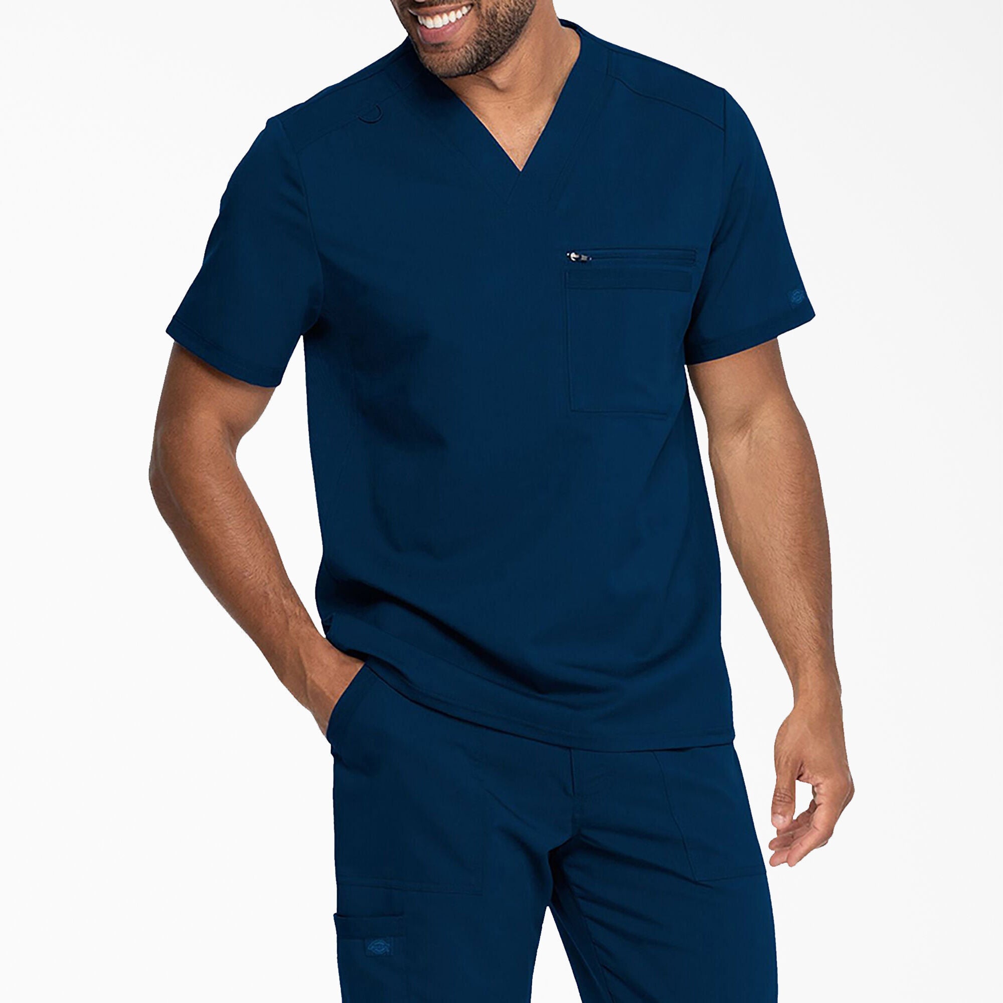 Dickies Men's Balance Tuckable V-Neck Scrub Top
